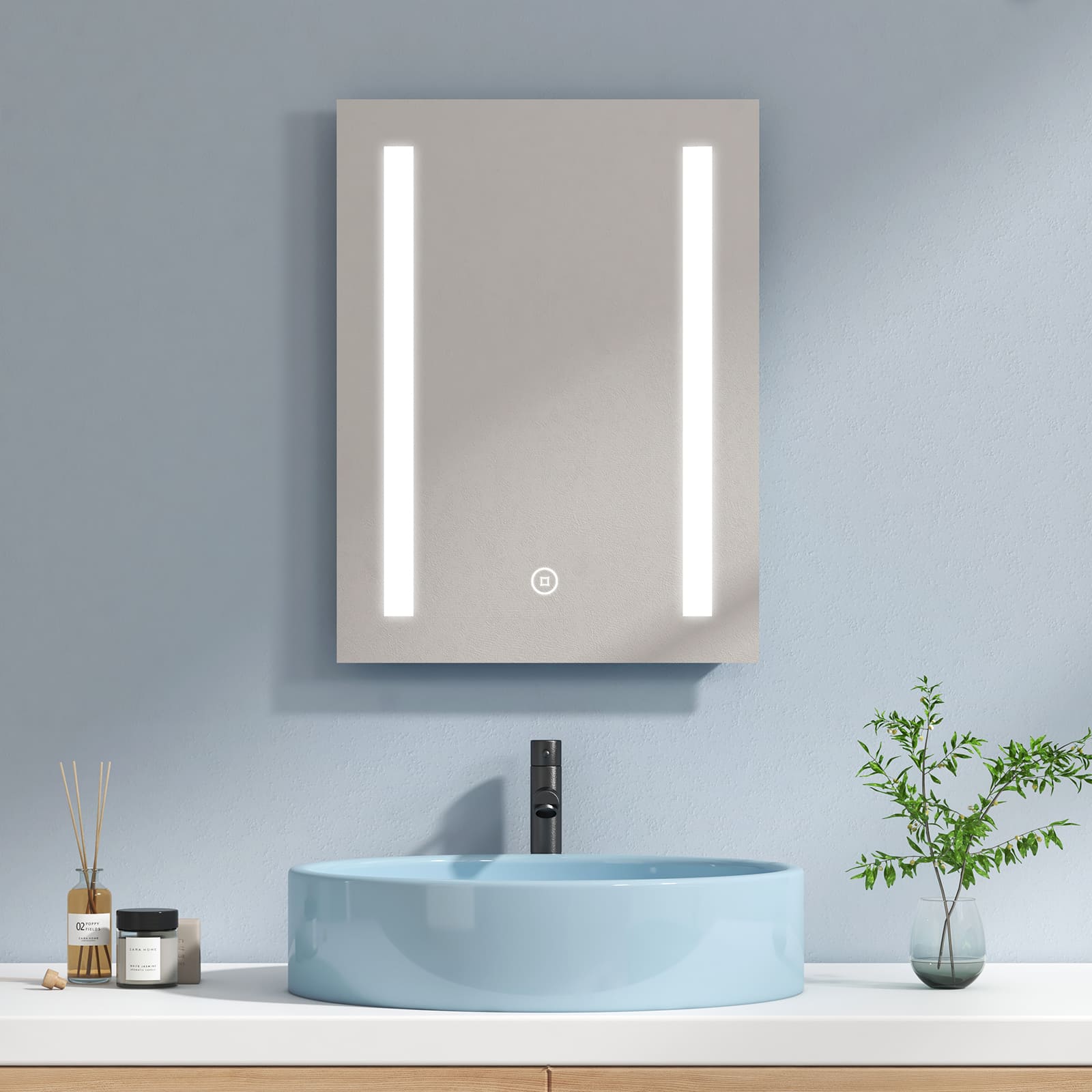 emke-lm01-miroir-led-salle-de-bain-antibu-e-60x80 image 7