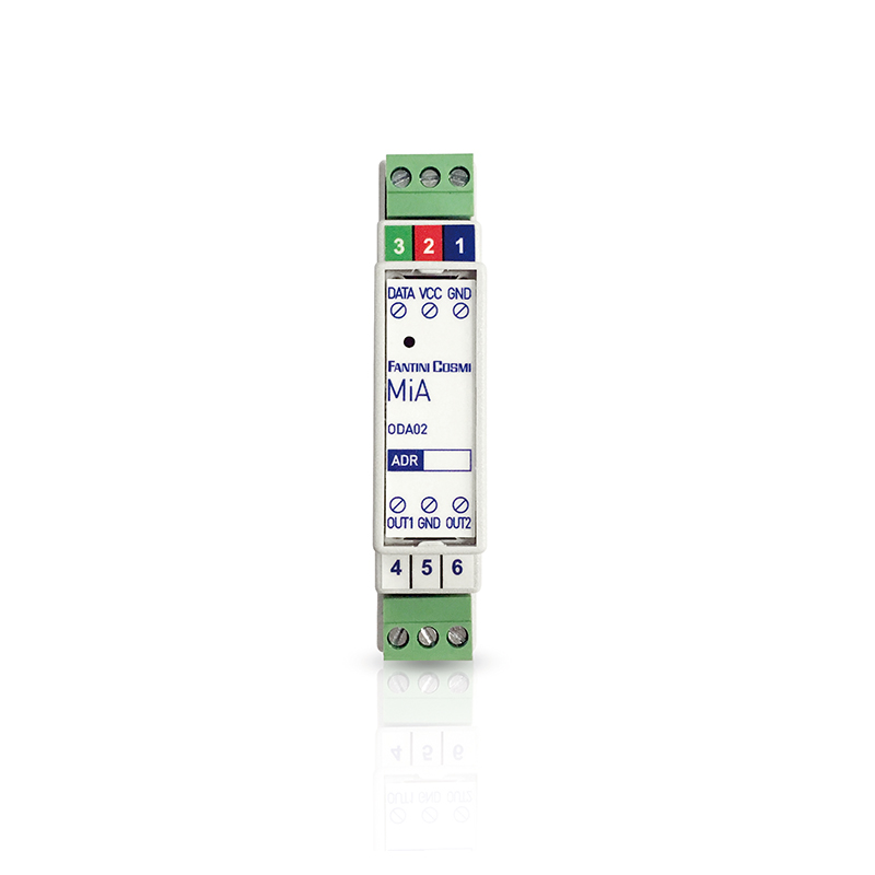 fantini-cosmi-oda02-module-domotique-2-sorties-0-10v-clairage image 1