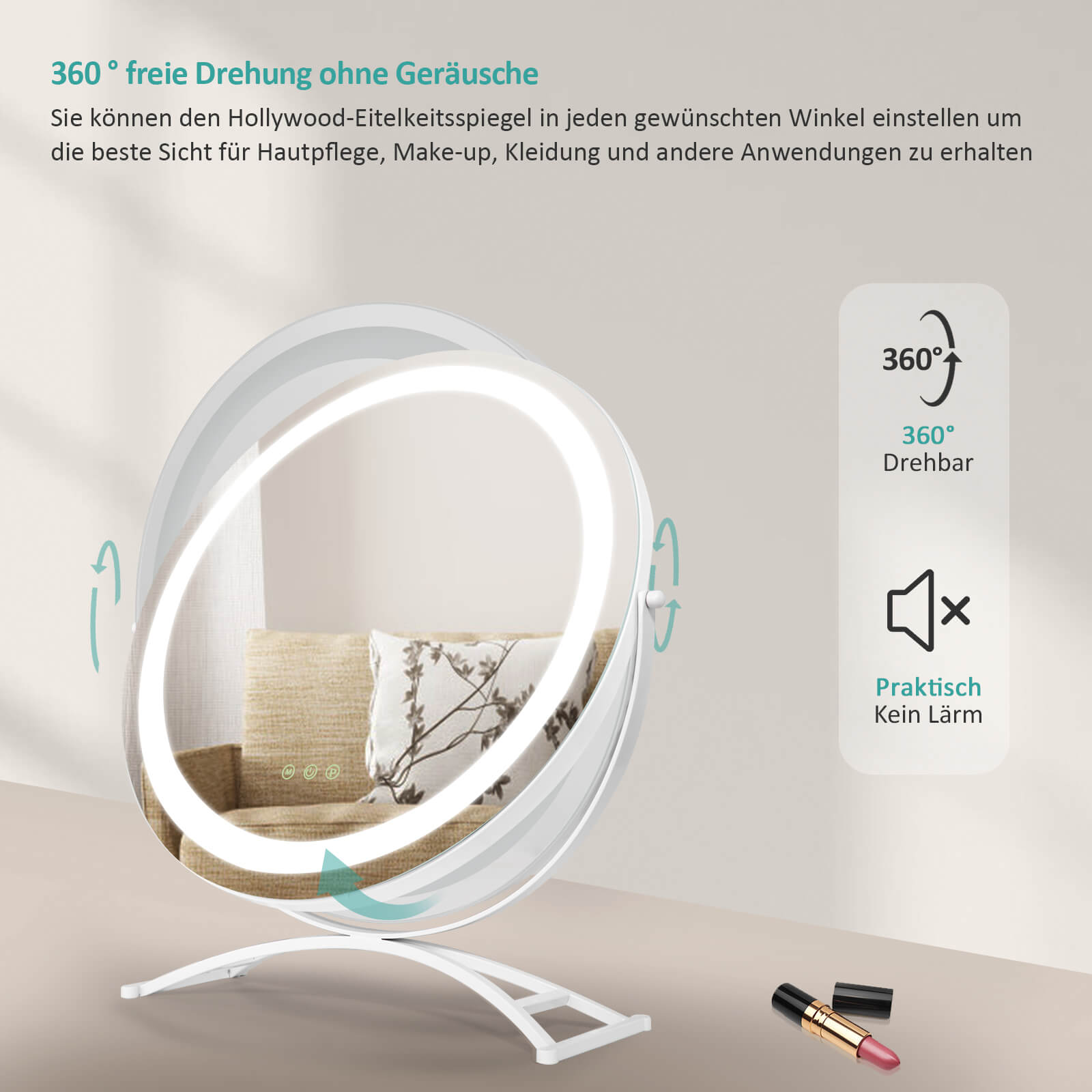 emke-cm07-miroir-cosm-tique-rond-blanc-40-cm-led image 6