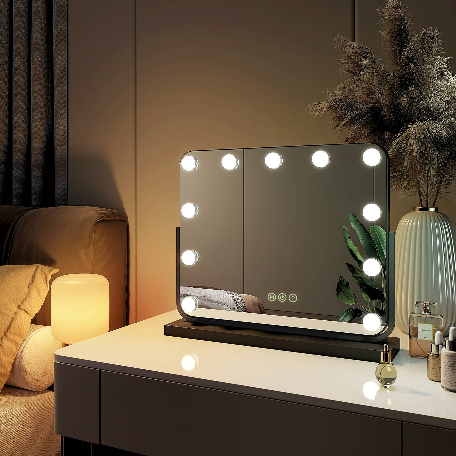 emke-cm10-miroir-hollywood-lumineux-noir-60x42-7x image 5