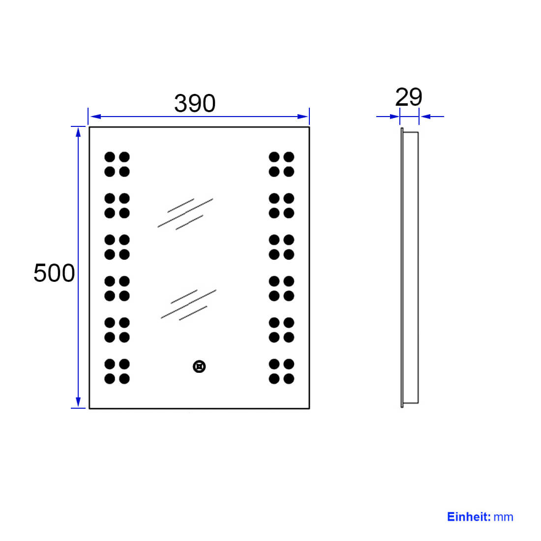 emke-lm07-miroir-led-salle-de-bain-50x70-antibu-e image 5