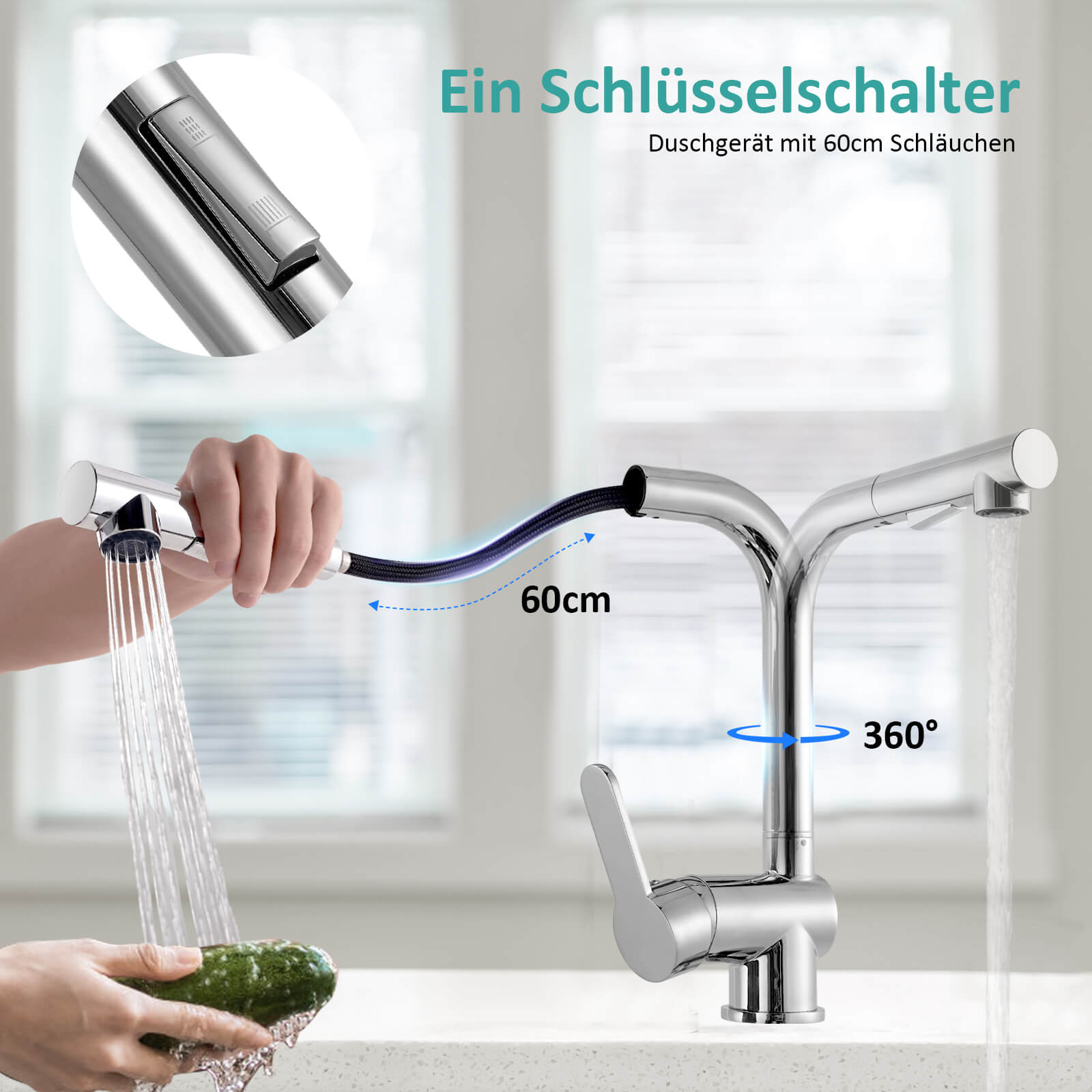 emke-f16-robinet-cuisine-extensible-chrom-2-jets image 2