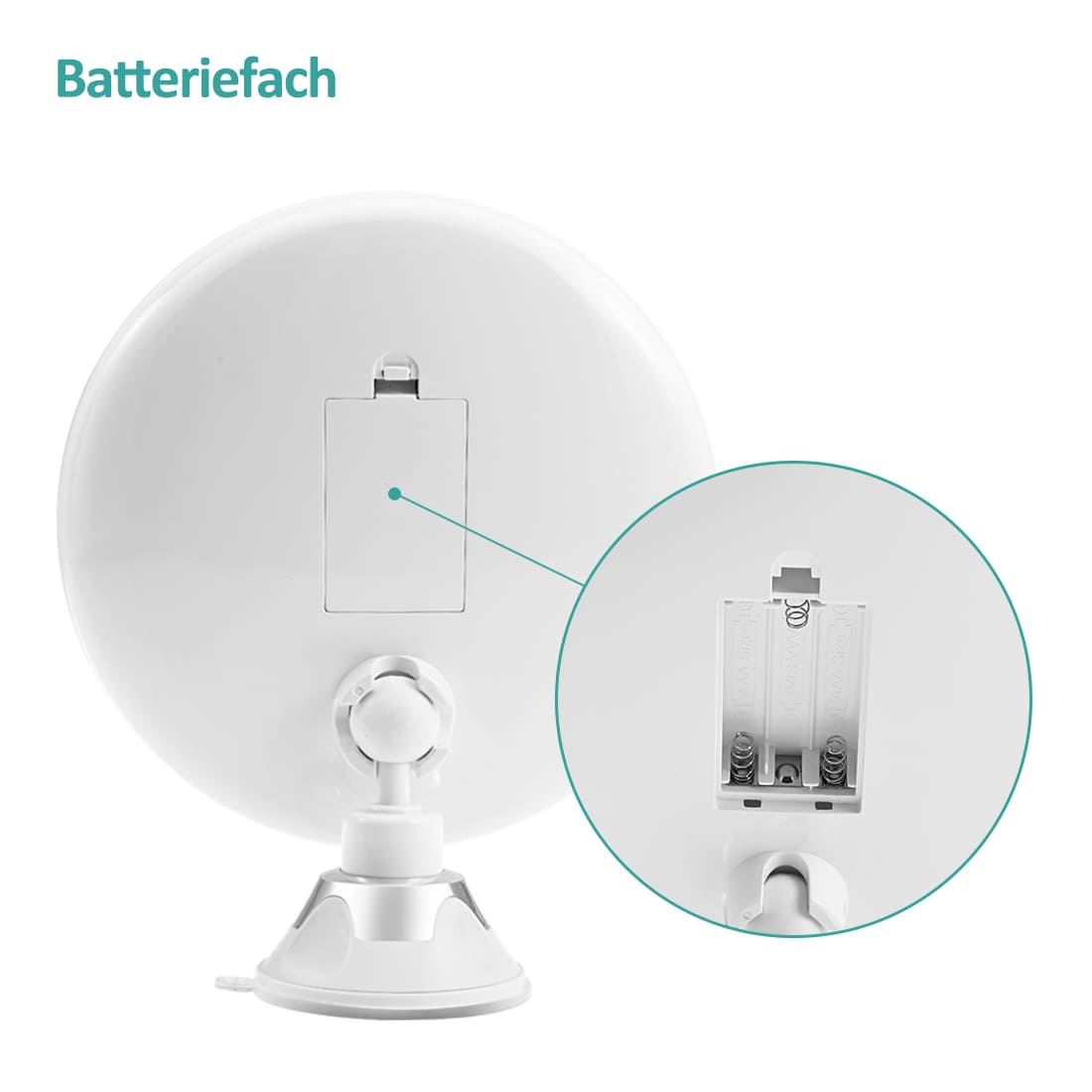 emke-miroir-grossissant-led-5x-ventouse-175-mm-rotatif-360 image 8