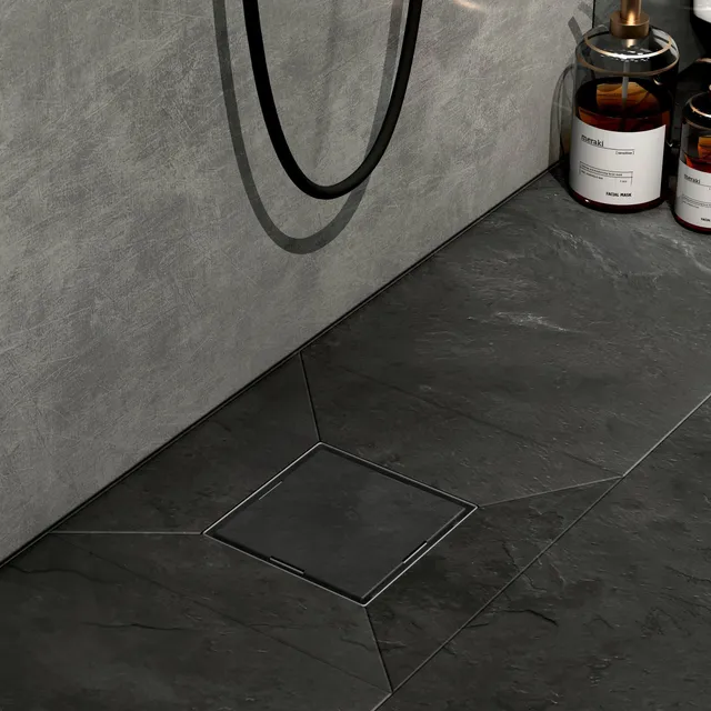 emke-fd3-caniveau-douche-carr-inox-noir-mat image 1