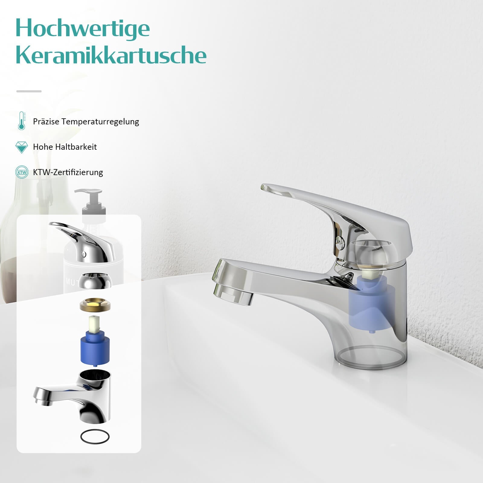 emke-robinetterie-f15-mitigeur-lavabo-chrom-avec-bonde image 7