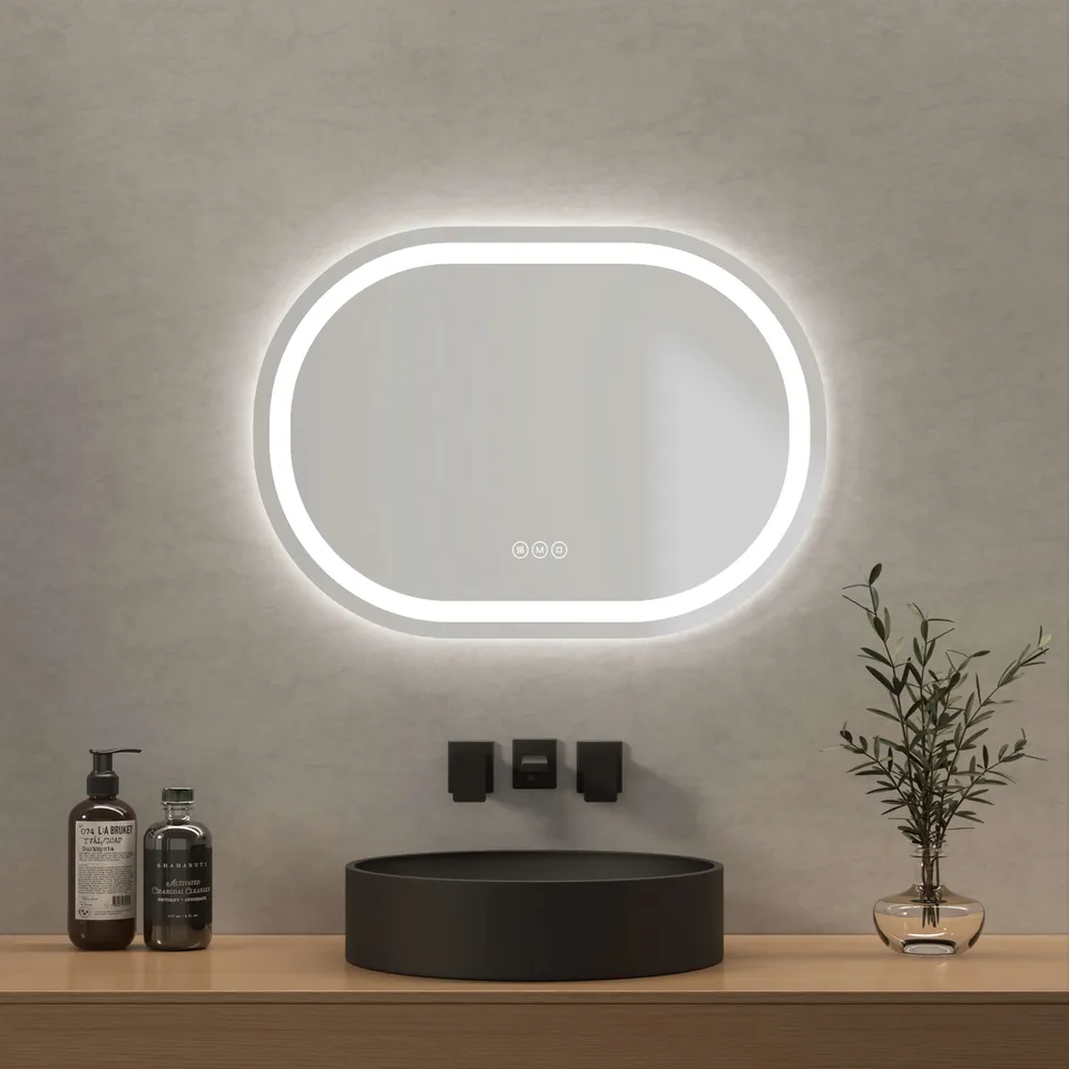 emke-olm06-miroir-lumineux-salle-de-bain-70x50-tactile-anti-bu-e image 1