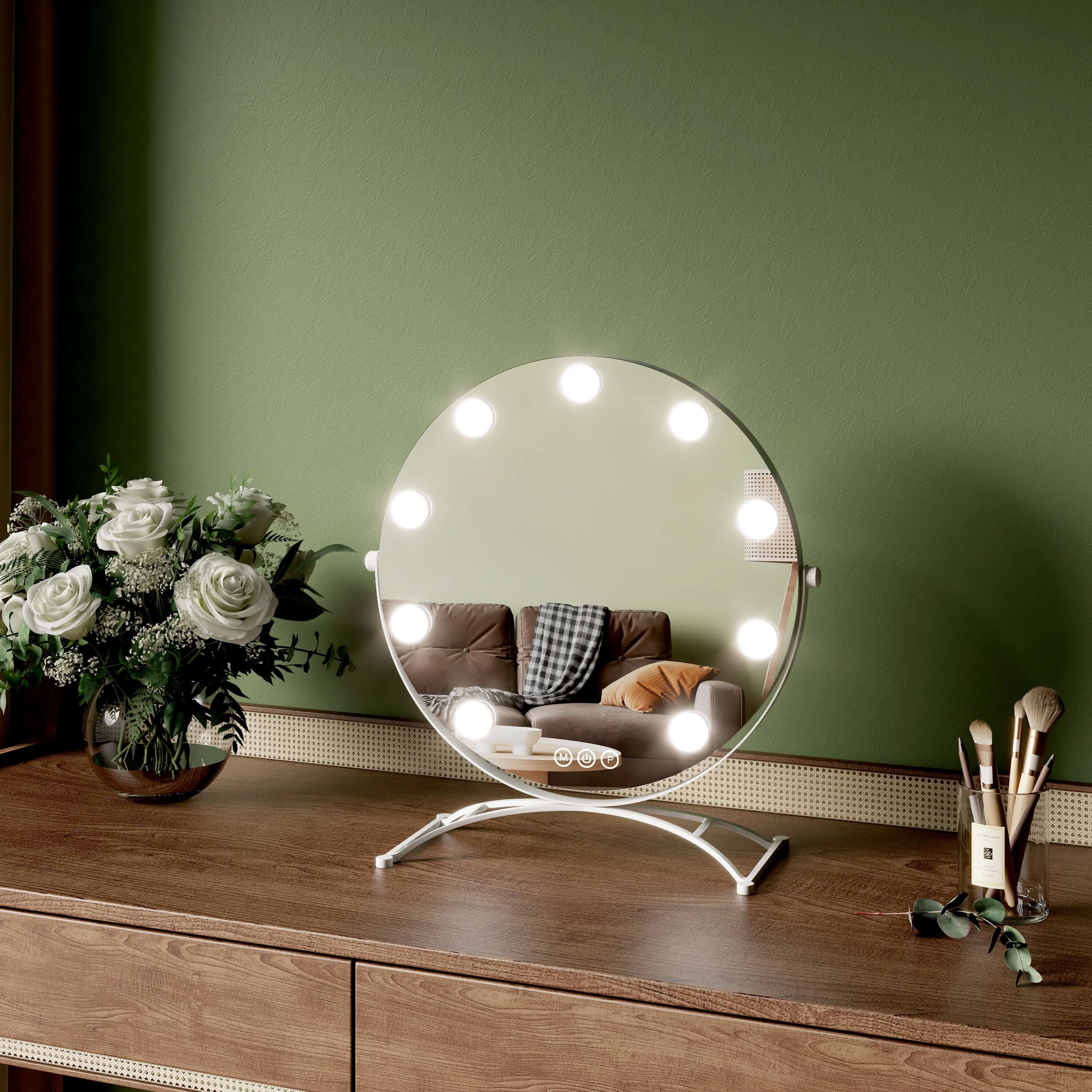 emke-cm11-miroir-cosm-tique-rond-noir-50-cm-7x-led image 3