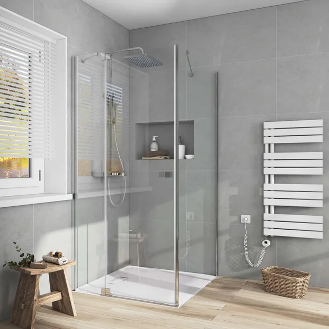 emke-cabine-de-douche-90x190-90x190-chrome-verre-6-mm image 1