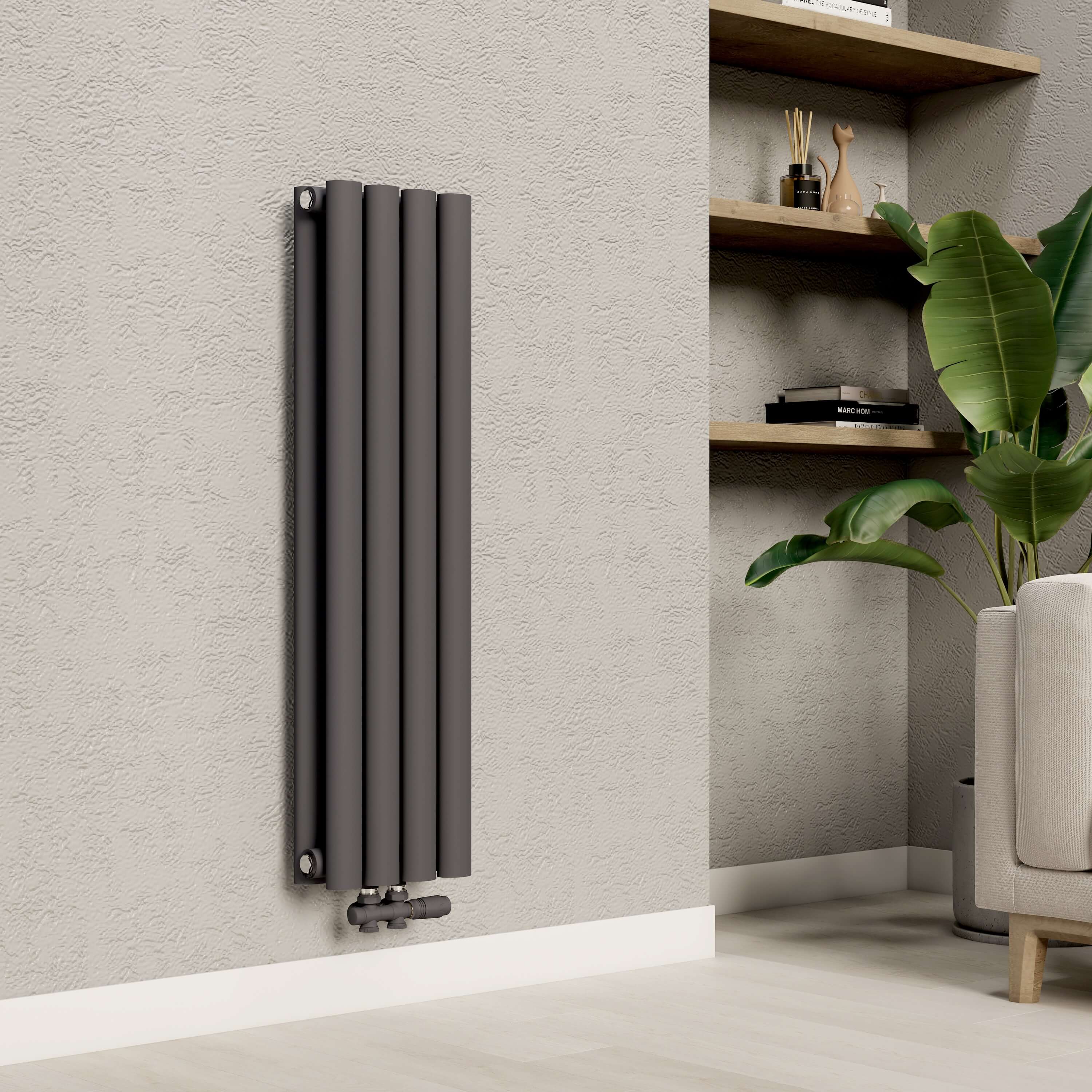 emke-radiateur-tube-ovale-180x24-anthracite-double-couche image 2