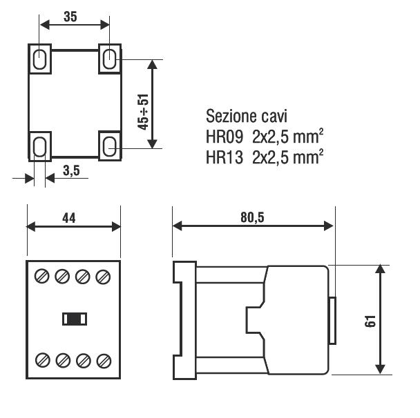 fantini-cosmi-hr09-hr13-contacteur-moteur-chauffage-triphas image 2