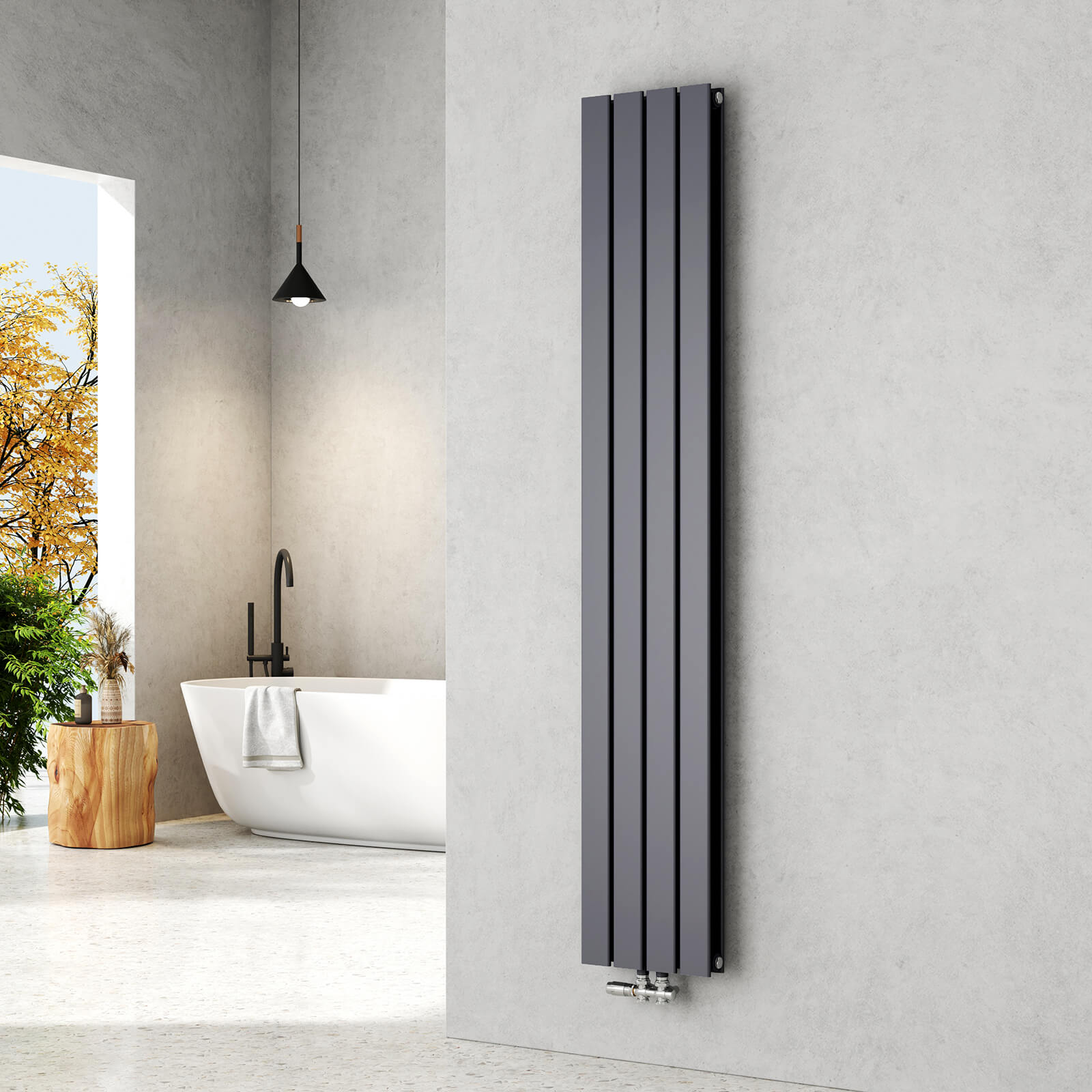 emke-radiateur-plat-vertical-double-blanc-180x62-eau-chaude image 8