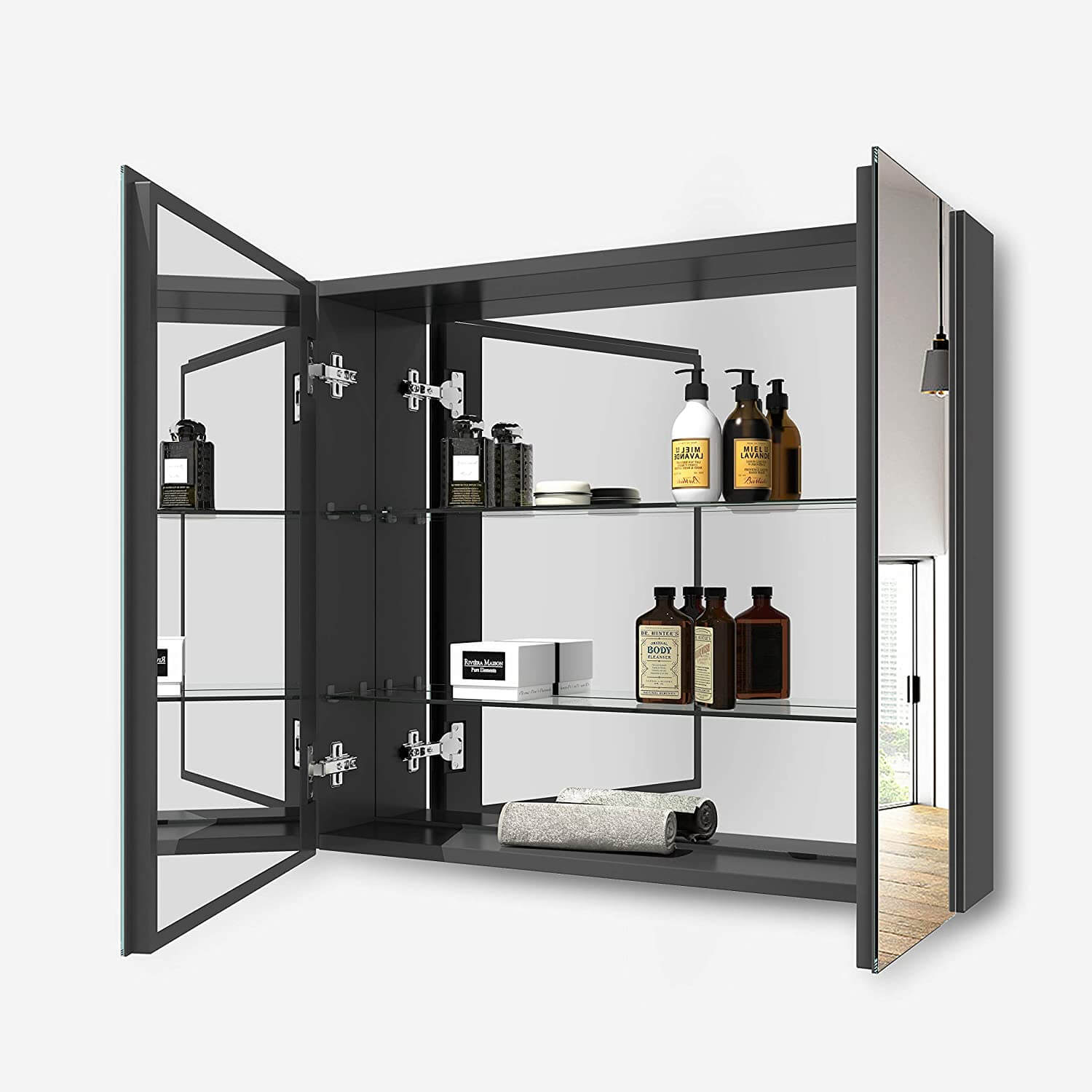 emke-mc7-armoire-miroir-salle-de-bain-75x65-noir image 7
