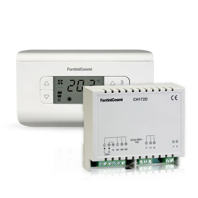 fantini-cosmi-ch130arr-thermostat-ventilo-convecteur-2-4-tubes image 1