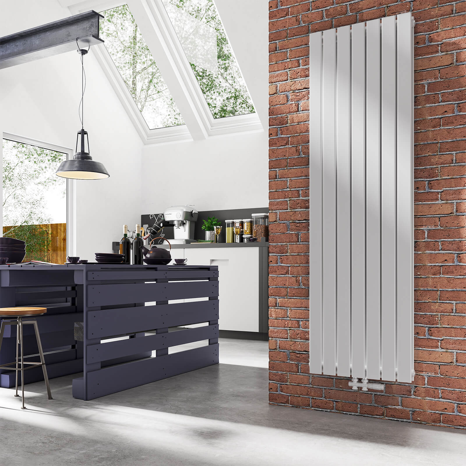 emke-radiateur-plat-vertical-double-blanc-180x62-eau-chaude image 3