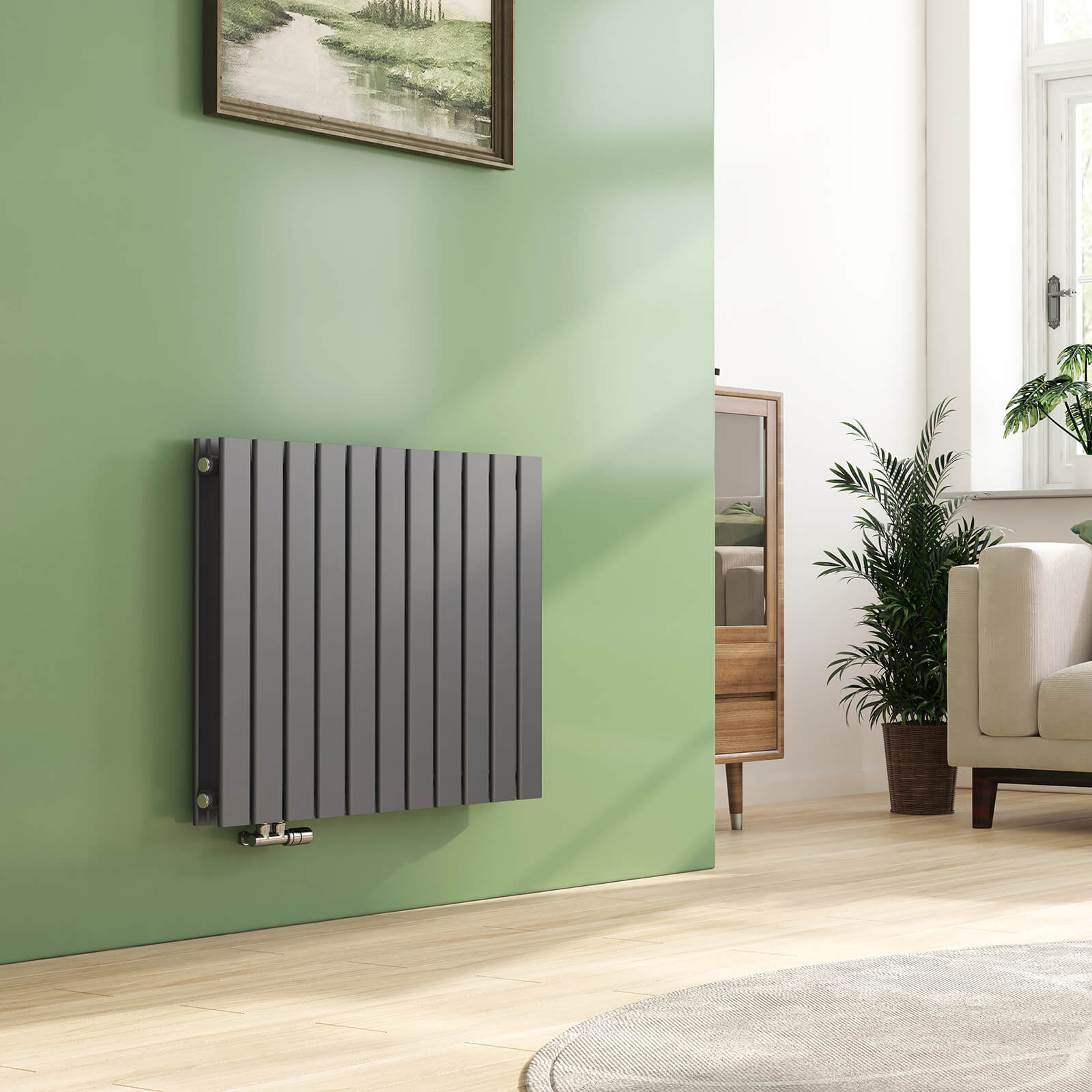 emke-radiateur-double-couche-horizontal-blanc-63x100 image 4