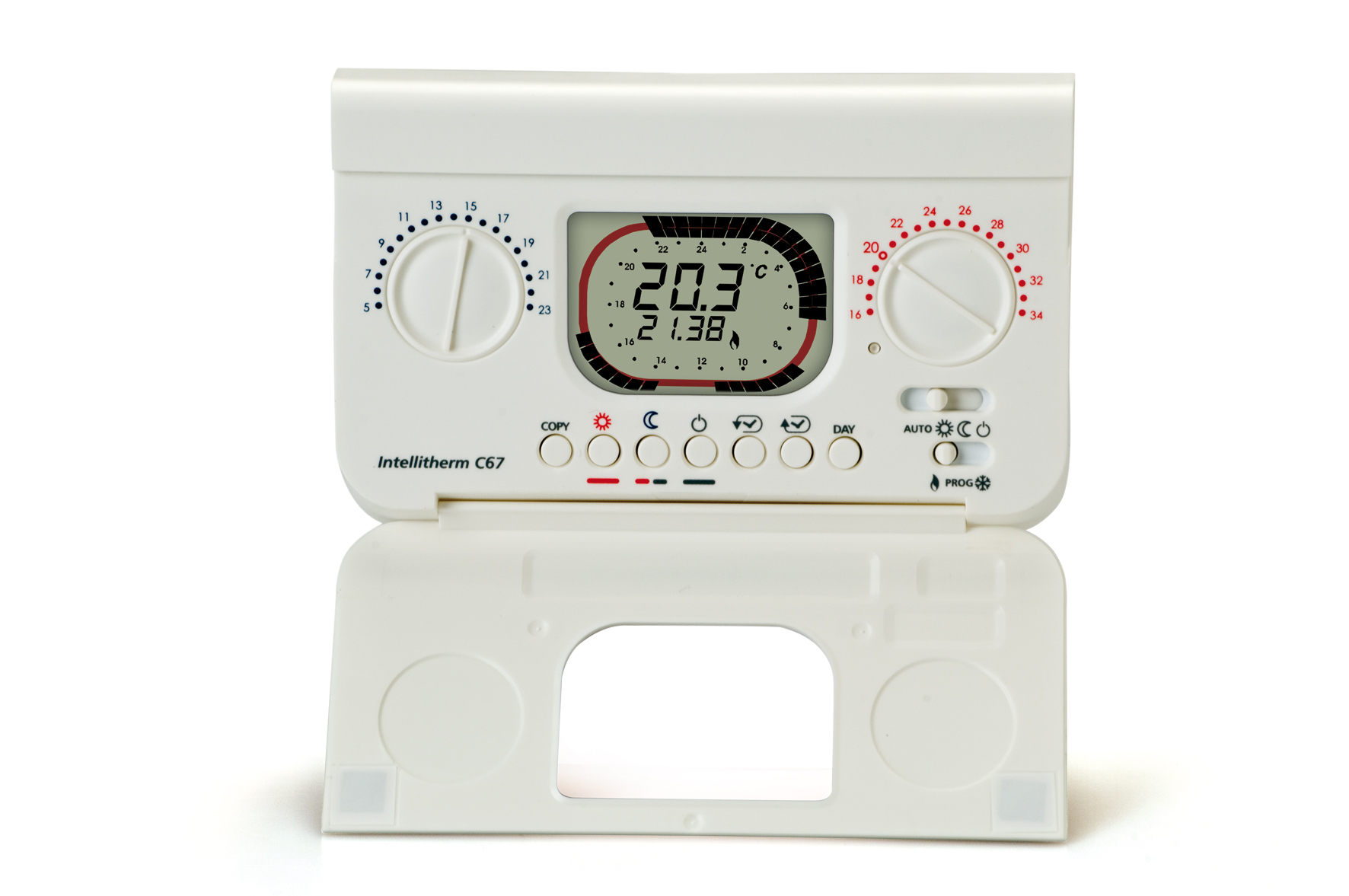fantini-cosmi-intellitherm-c67-thermostat-programmable-hebdomadaire-molettes image 2