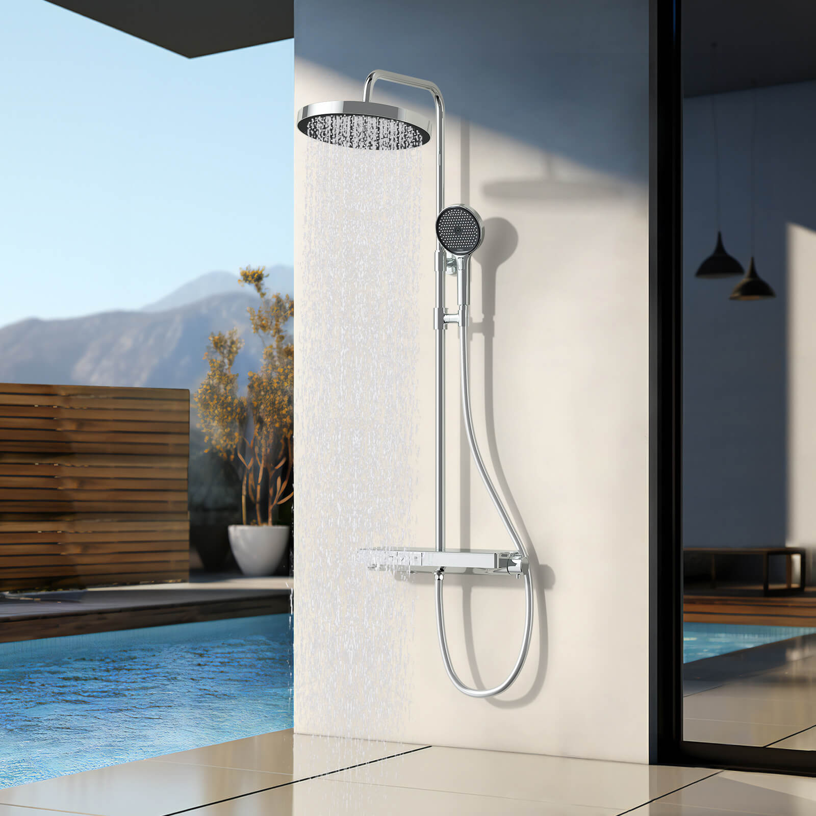 emke-f22-colonne-de-douche-thermostatique-noir-mat-320-mm image 4