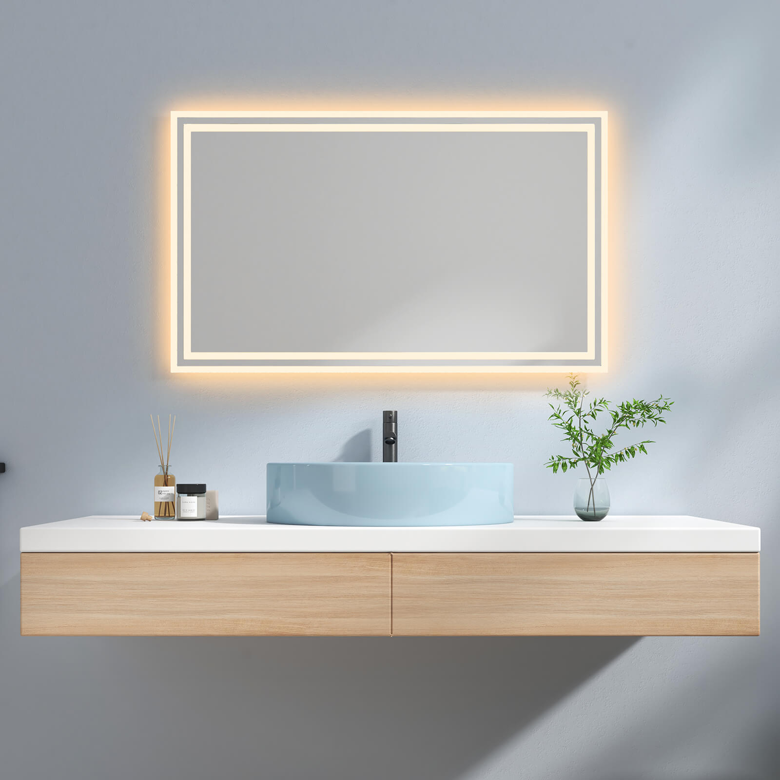 emke-lm04-miroir-lumineux-salle-de-bain-60x80-tactile-6500k image 8