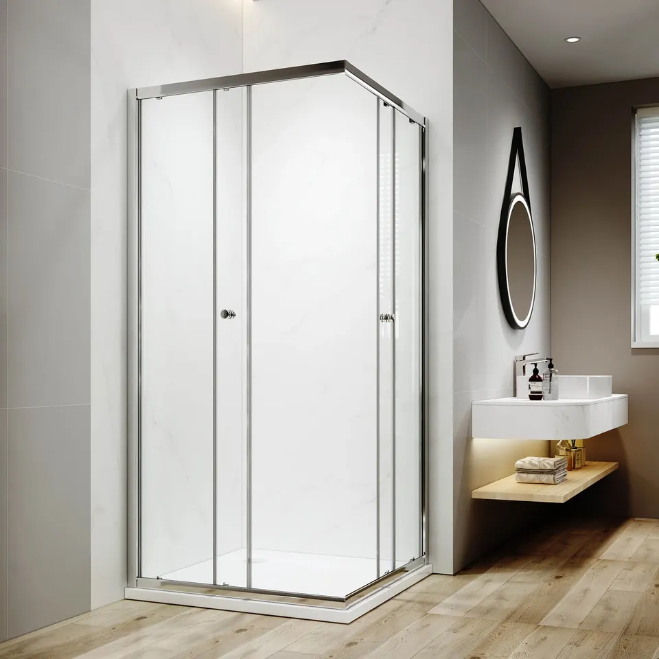 emke-cabine-de-douche-angle-90x90x185-cm-2-portes image 1