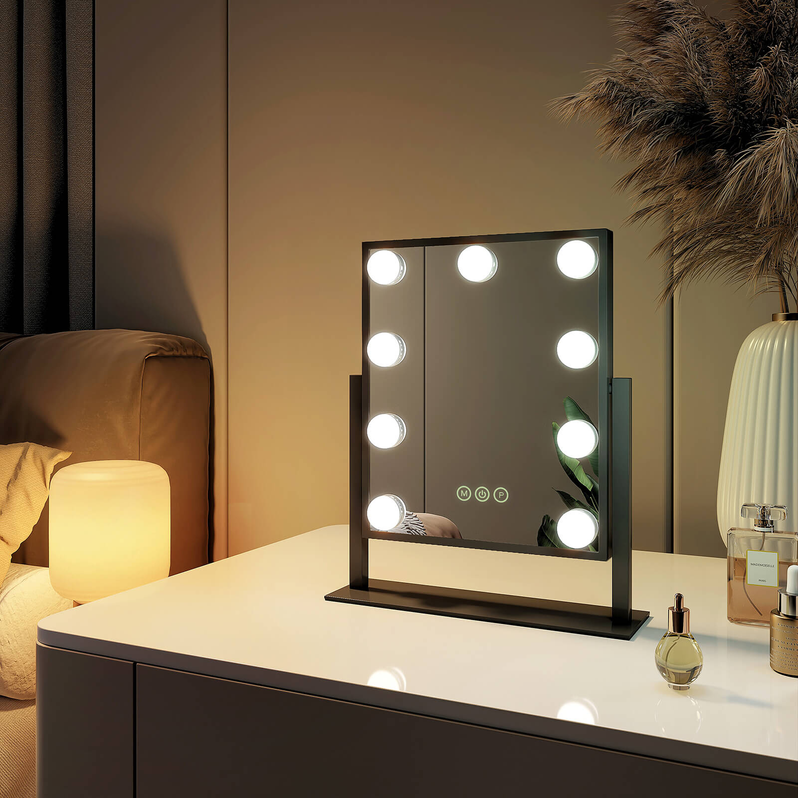 emke-cm12-miroir-cosm-tique-hollywood-noir-25x30-grossissant-7x image 5
