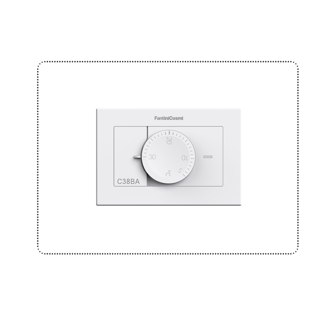 fantini-cosmi-c38-thermostat-ambiance-encastrable-chauffage image 3