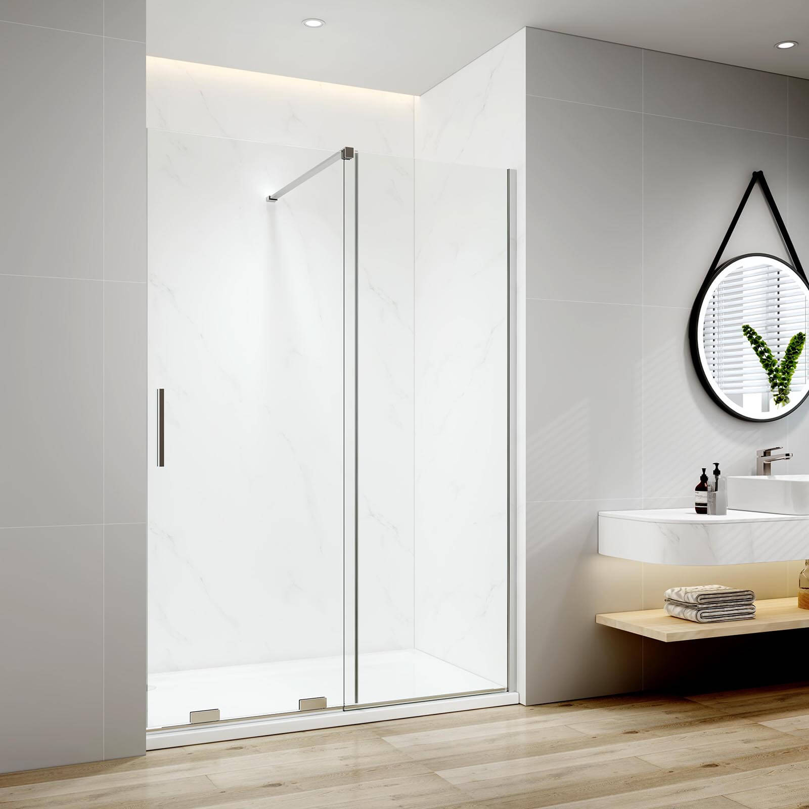 emke-cabine-de-douche-120x195-cm-noir-verre-8-mm image 3