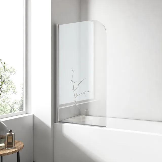 emke-pare-baignoire-rabattable-1-volet-80x140-cm-verre image 1