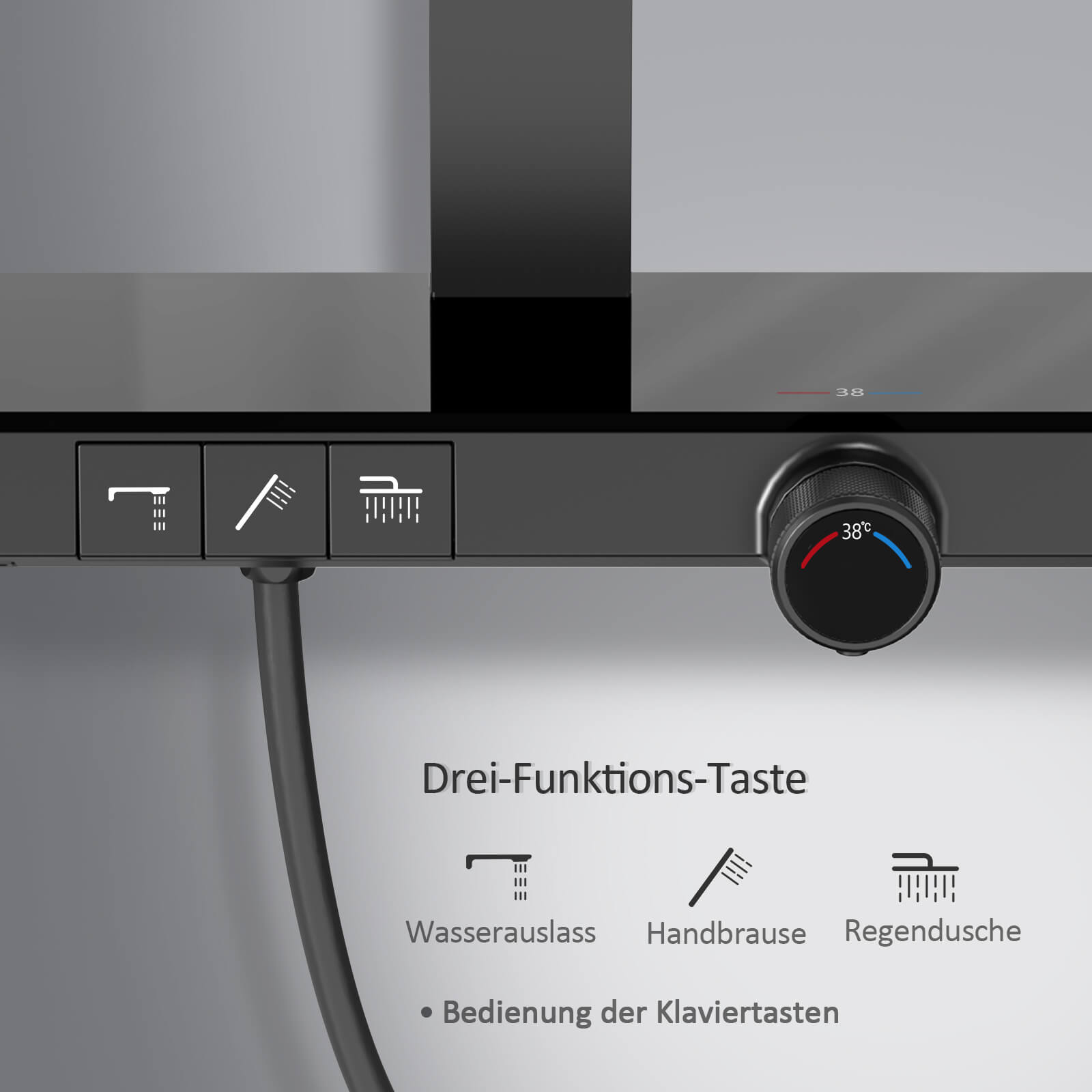 emke-f13-colonne-de-douche-thermostatique-38-c-noir-mat-tablette image 7