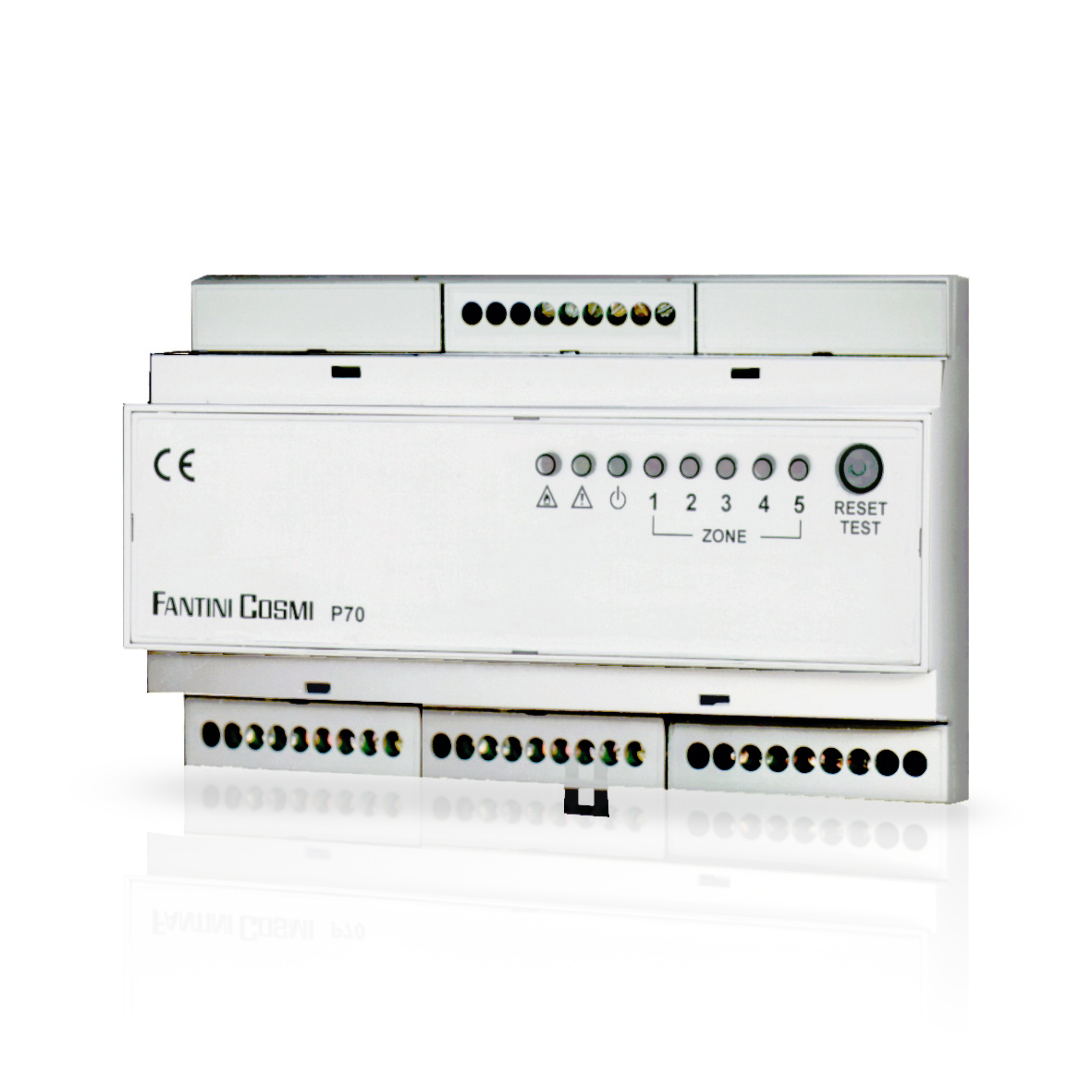 fantini-p70-centrale-d-tection-gaz-naturel-gpl-rail-din image 1