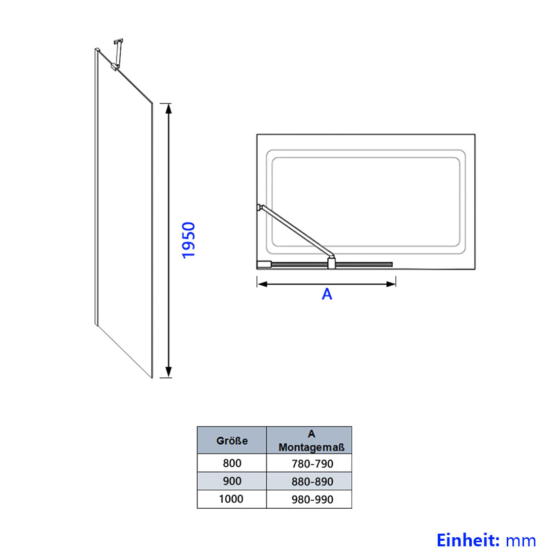 emke-paroi-douche-italienne-noire-90x195-verre-8mm image 4
