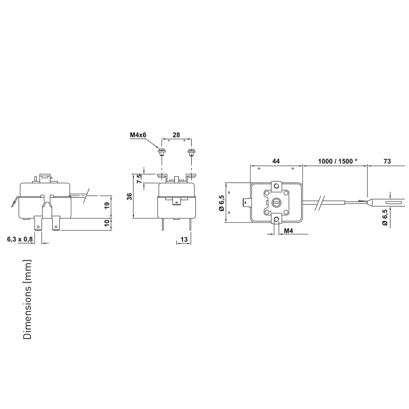 fantini-cosmi-tg200-thermostat-contr-le-calibration-fixe-716 image 2