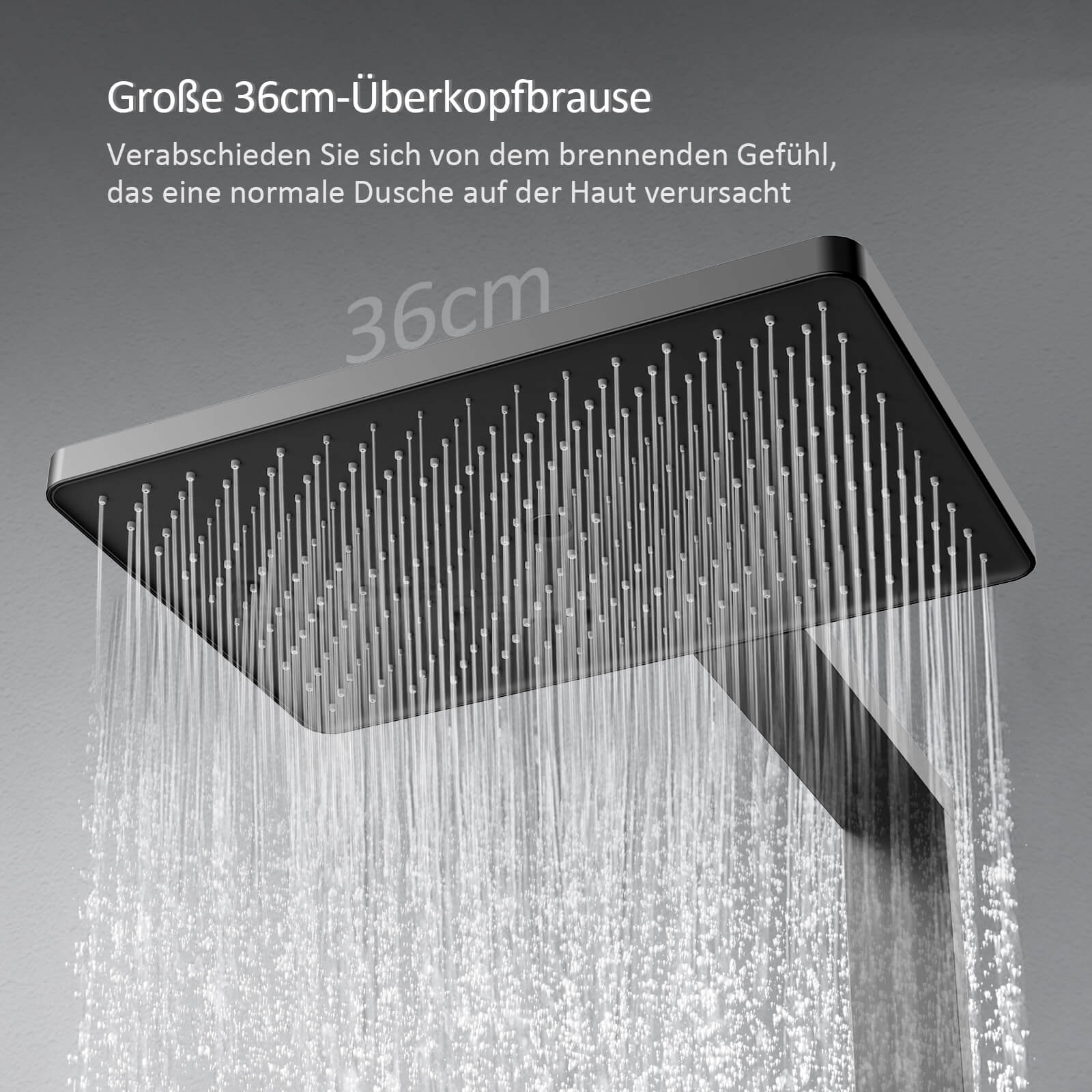 emke-f13-colonne-de-douche-thermostatique-38-c-noir-mat-tablette image 5