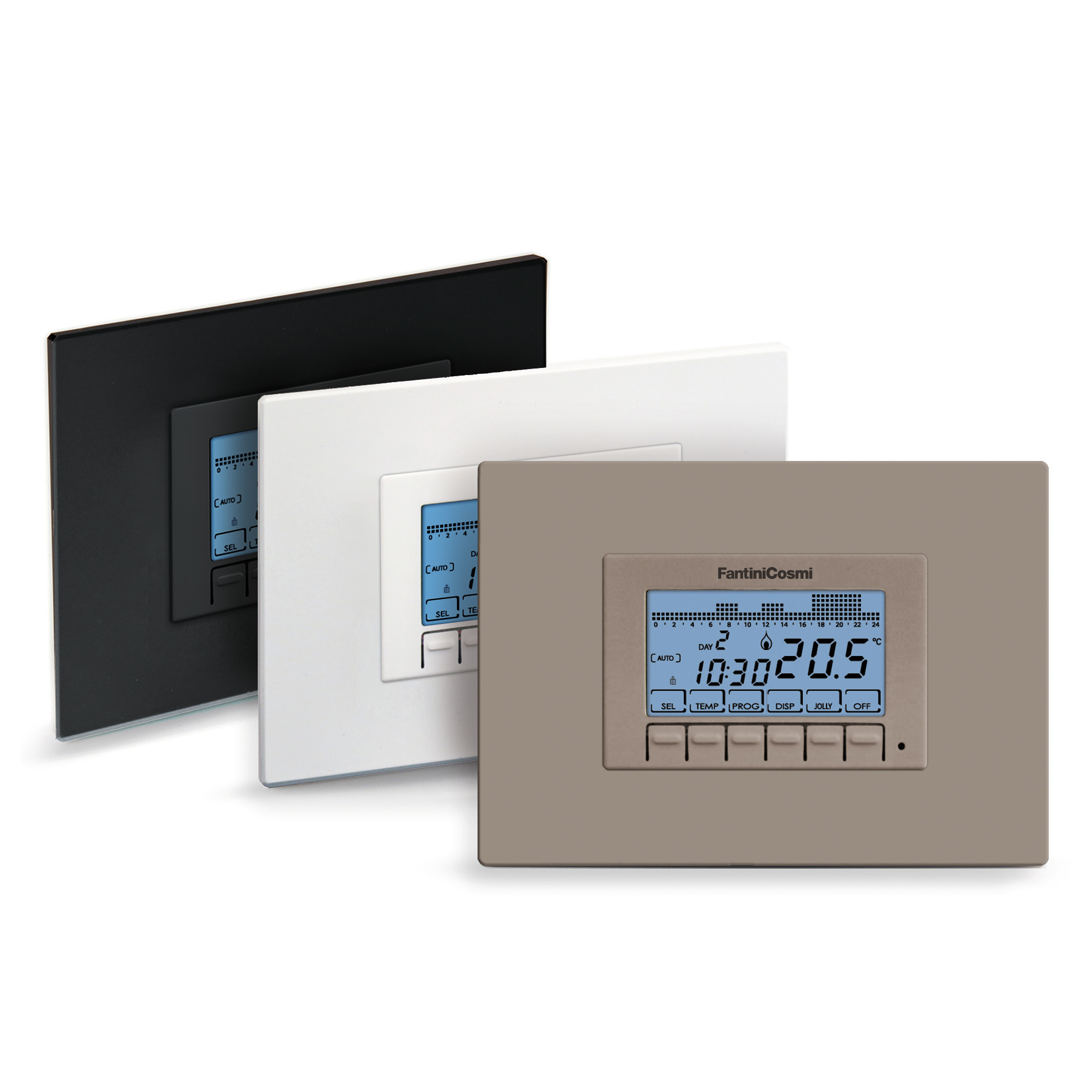 fantini-cosmi-ch141ak-thermostat-programmable-3-modules image 2