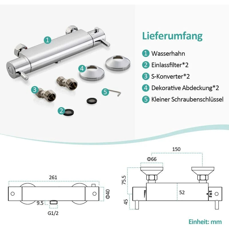 emke-f02-mitigeur-douche-thermostatique-chrome-40-c image 5