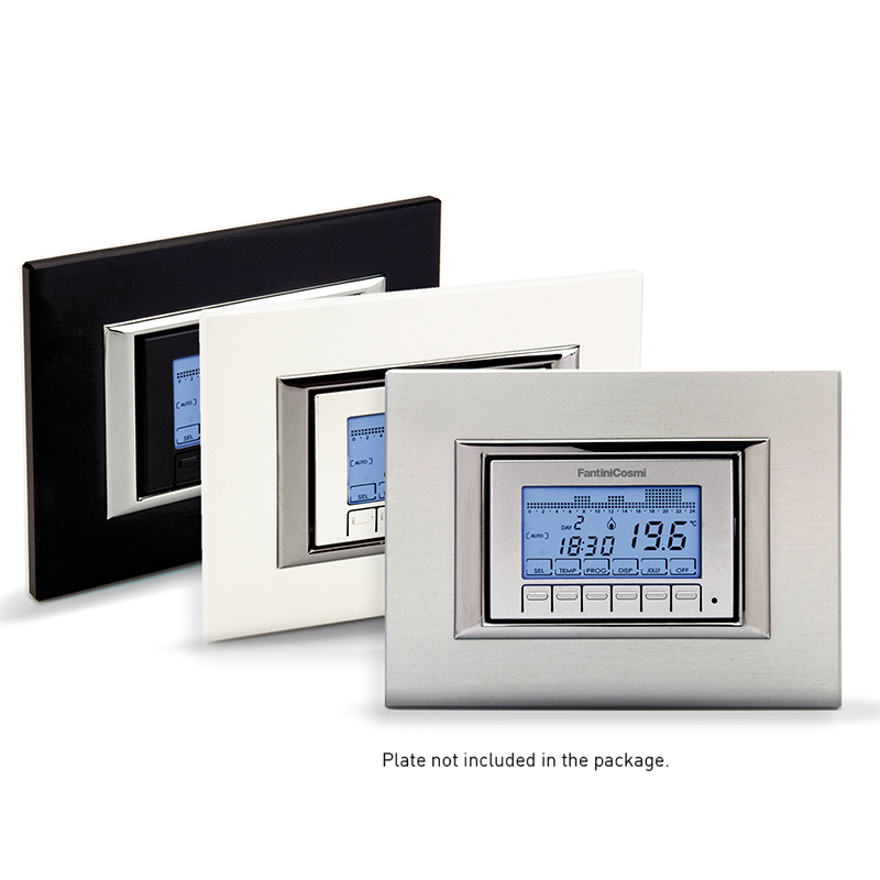 fantini-cosmi-intellicomfort-ch141a-thermostat-hebdomadaire-3-modules image 3