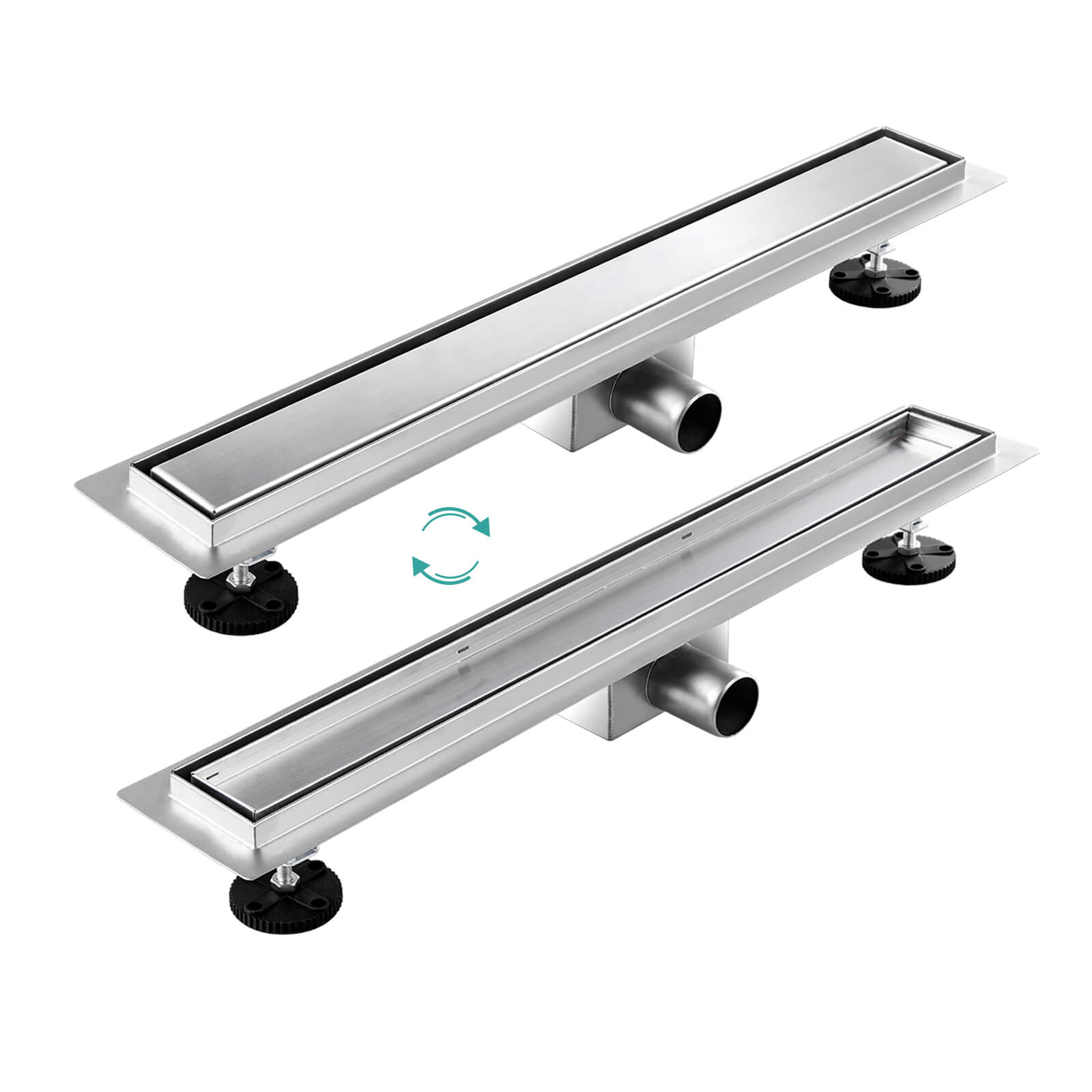 emke-fd2-caniveau-de-douche-inox-60x7-carrelable image 1