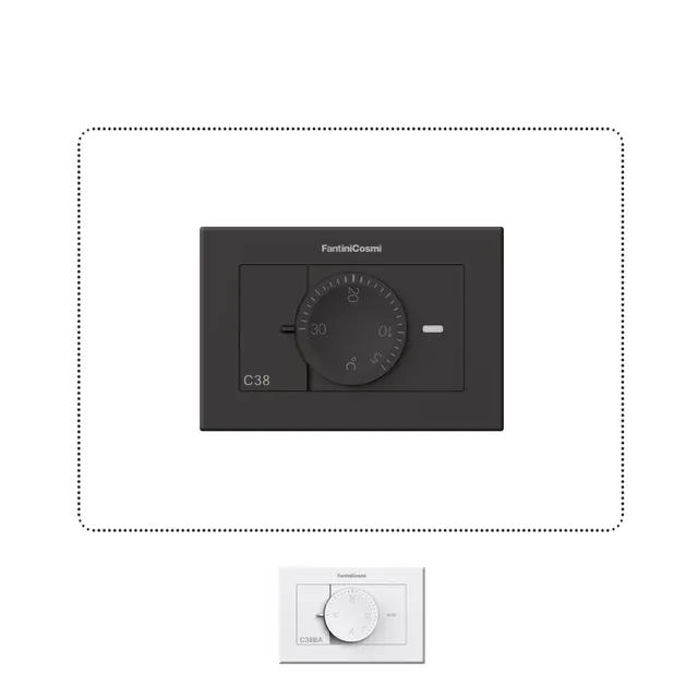 fantini-cosmi-c38-thermostat-ambiance-encastrable-chauffage image 1