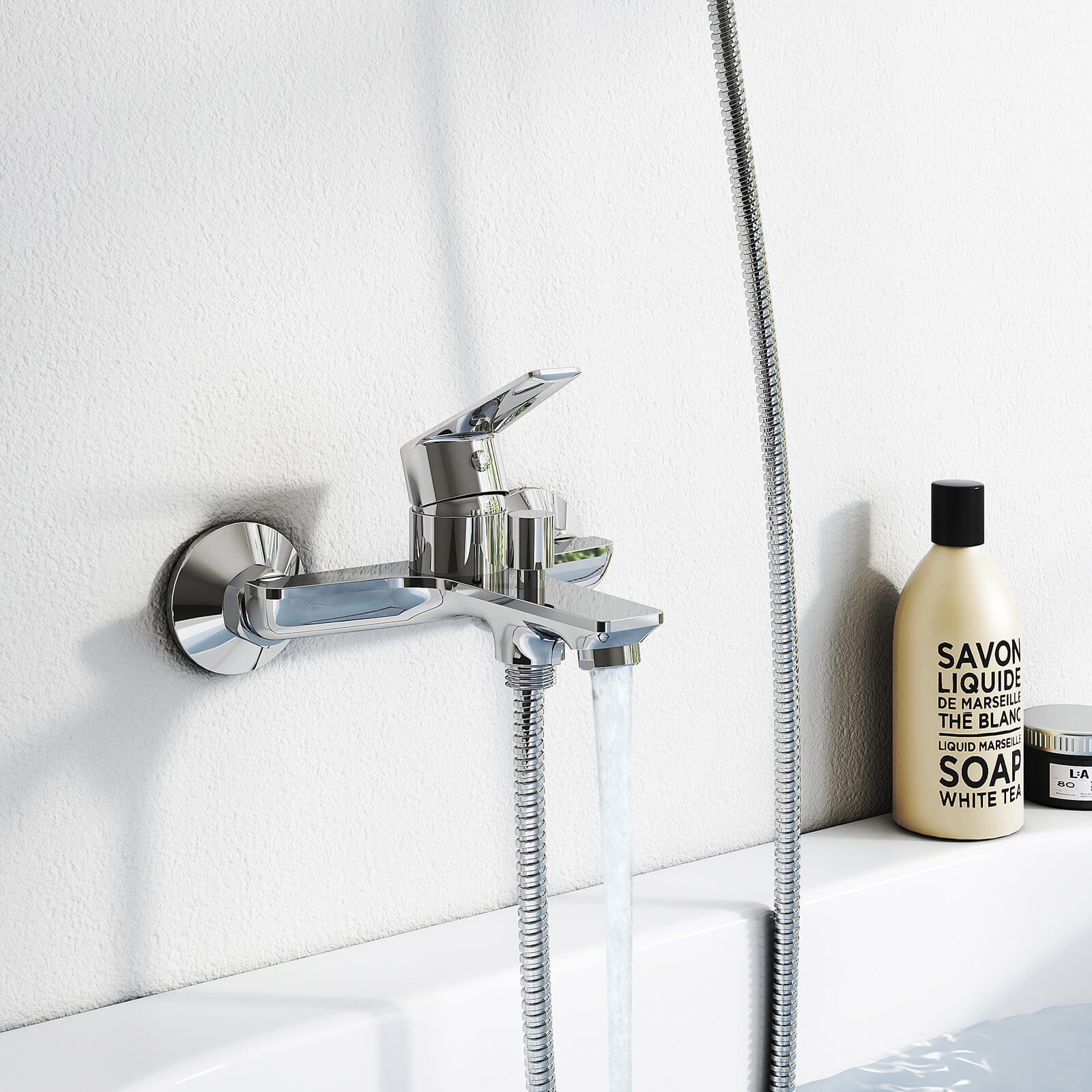 emke-f03-mitigeur-douche-mural-chrome-baignoire image 1