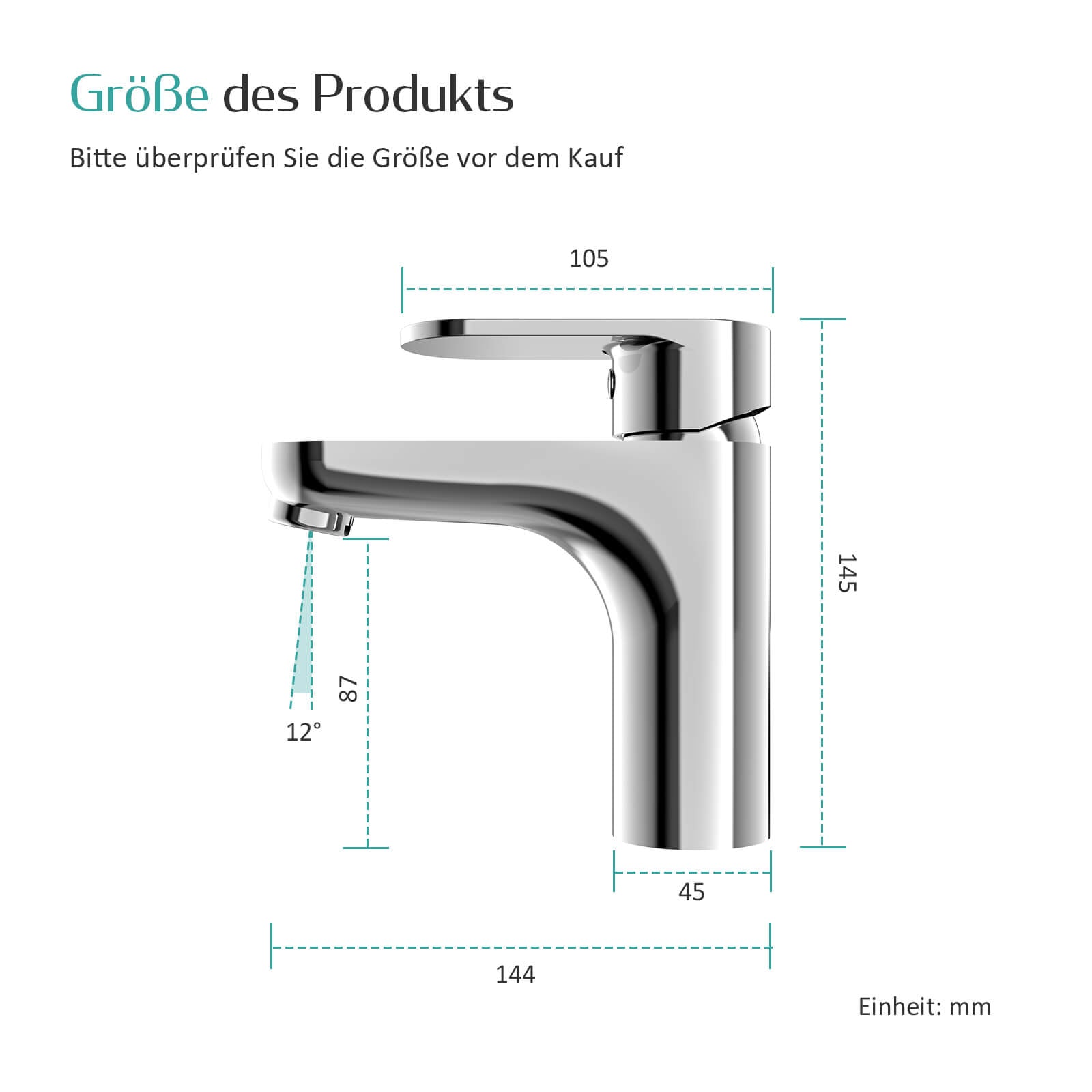 emke-f02-mitigeur-lavabo-chrom-sans-vidage image 8