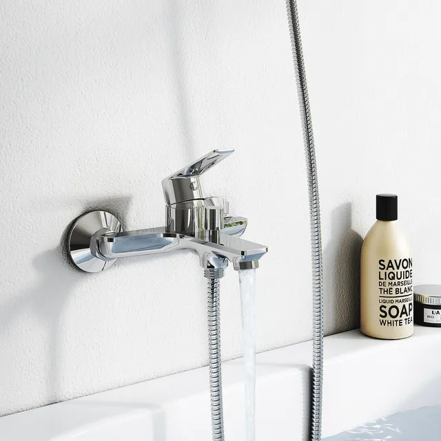 emke-f03-mitigeur-douche-mural-chrome-baignoire image 1