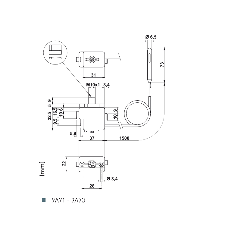 fantini-cosmi-tg500-thermostat-limite-compact image 2