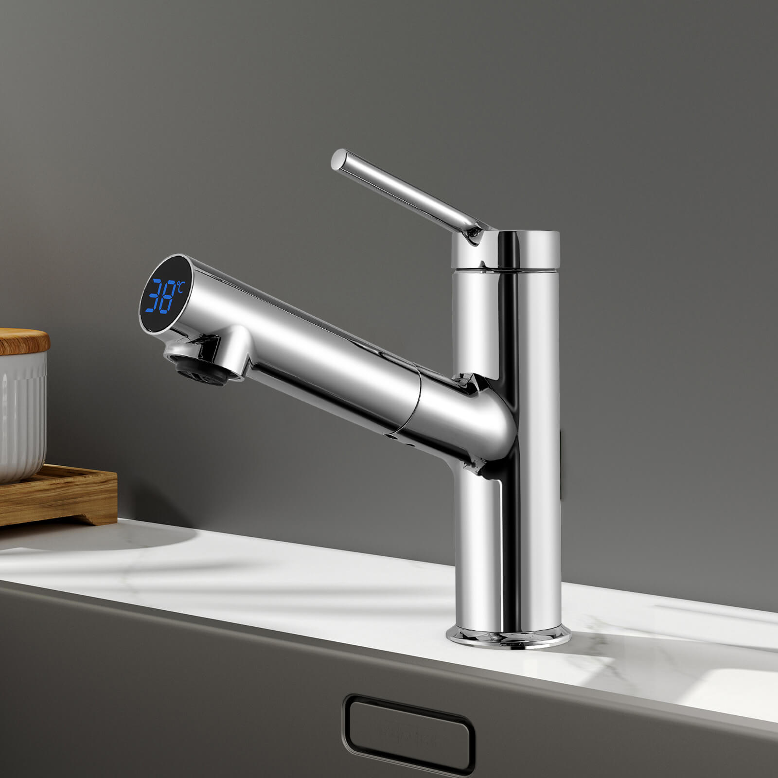 emke-f20-mitigeur-cuisine-bec-extractible-chrom image 1