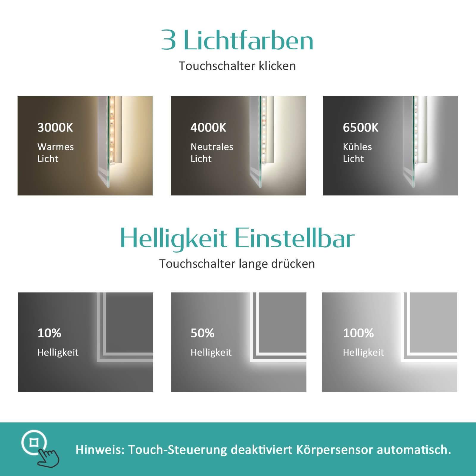 emke-miroir-lumineux-lm04-salle-de-bain-led-80x60-d-tecteur image 8