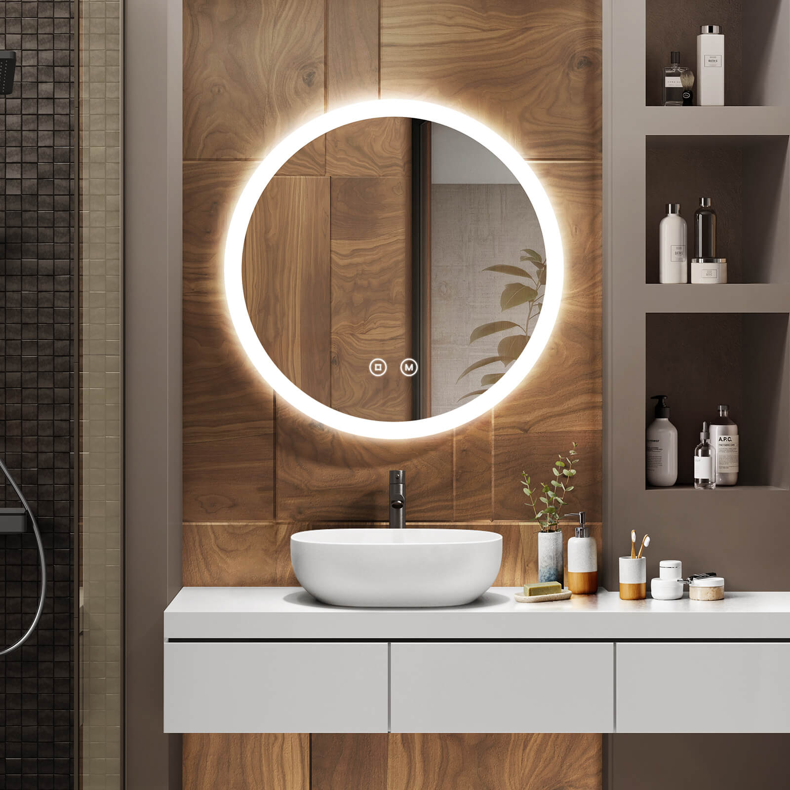 emke-olm01-miroir-rond-led-80cm-tactile-anti-bu-e image 7