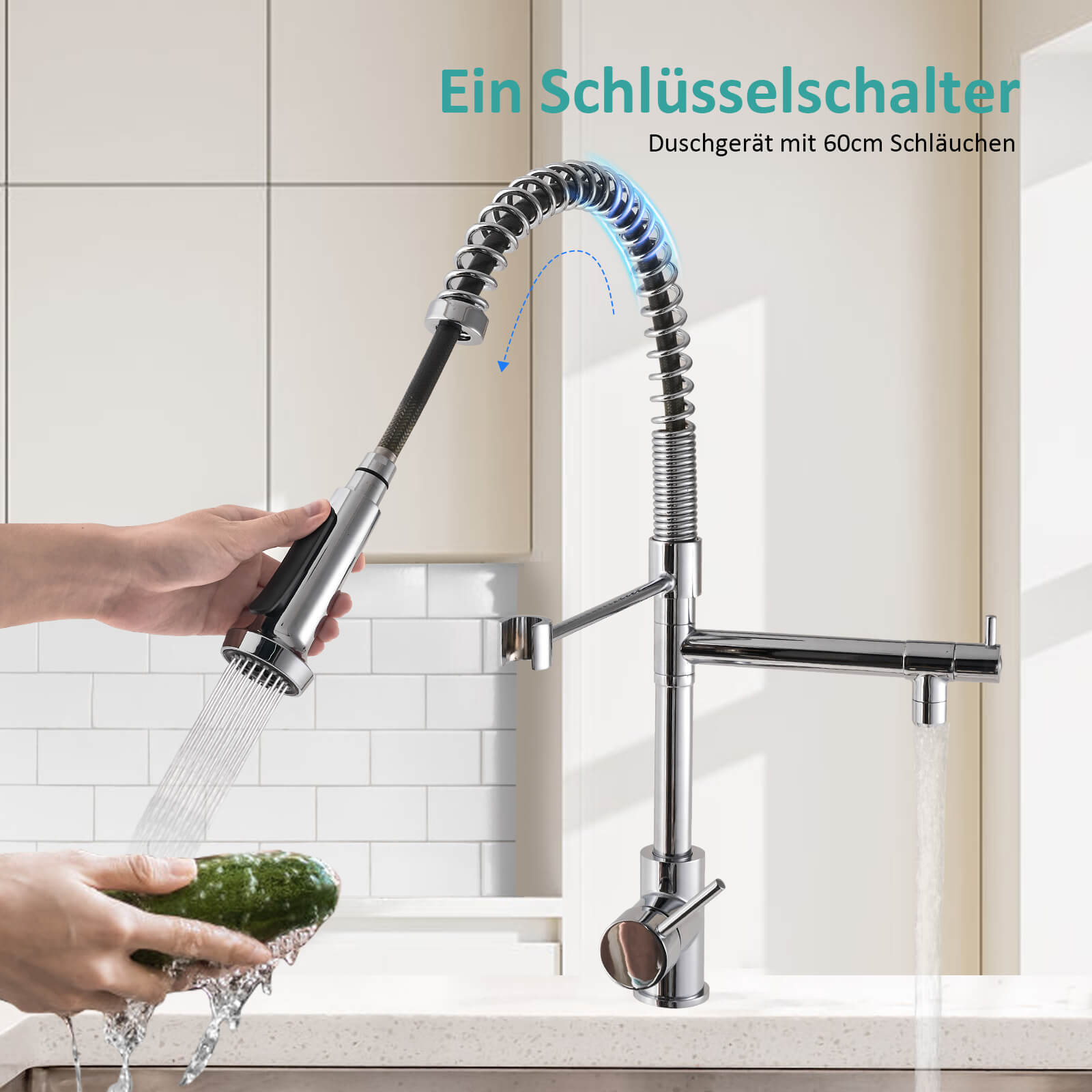 emke-f19-robinet-cuisine-chrom-flexible-2-jets image 5