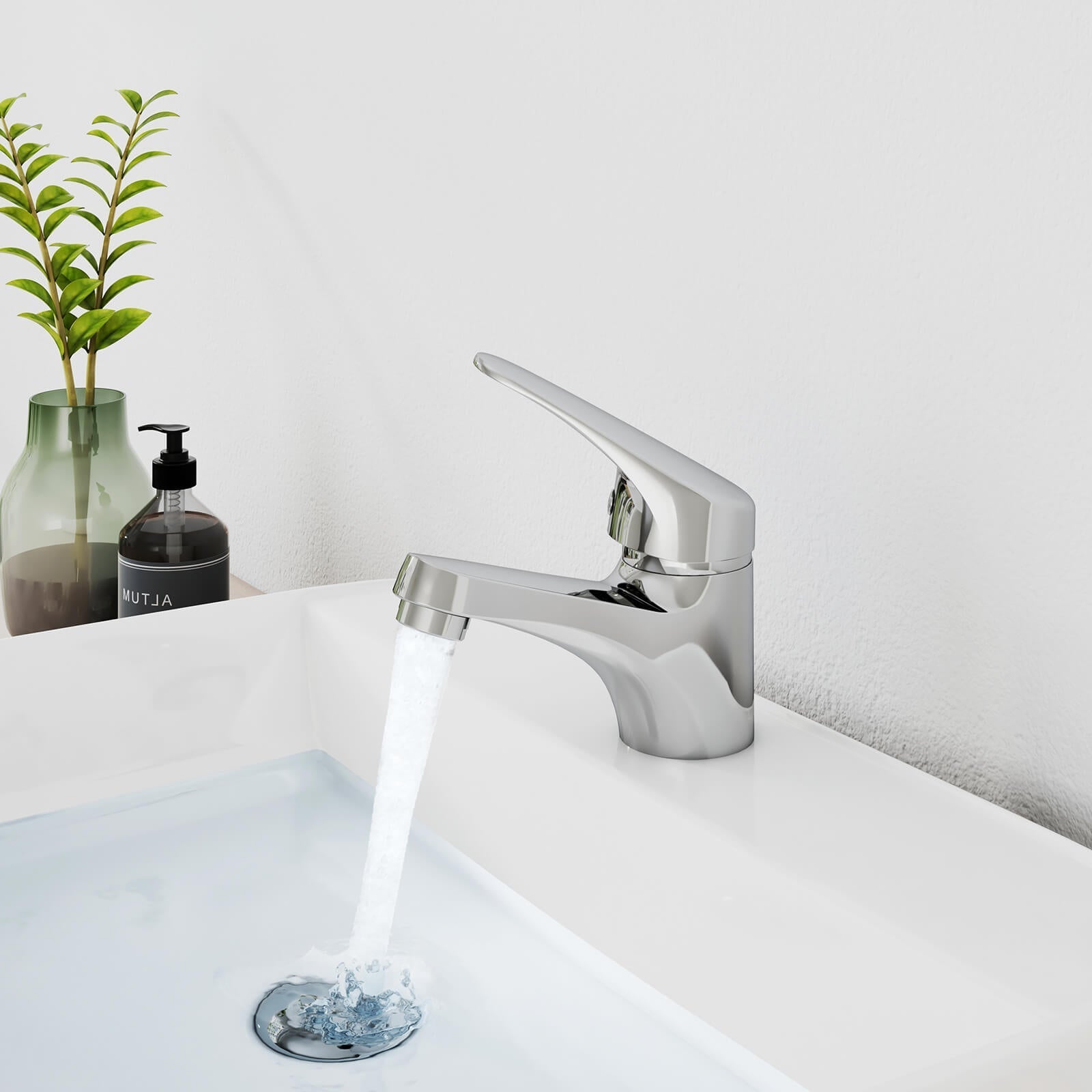 emke-robinetterie-f15-mitigeur-lavabo-chrom-avec-bonde image 1