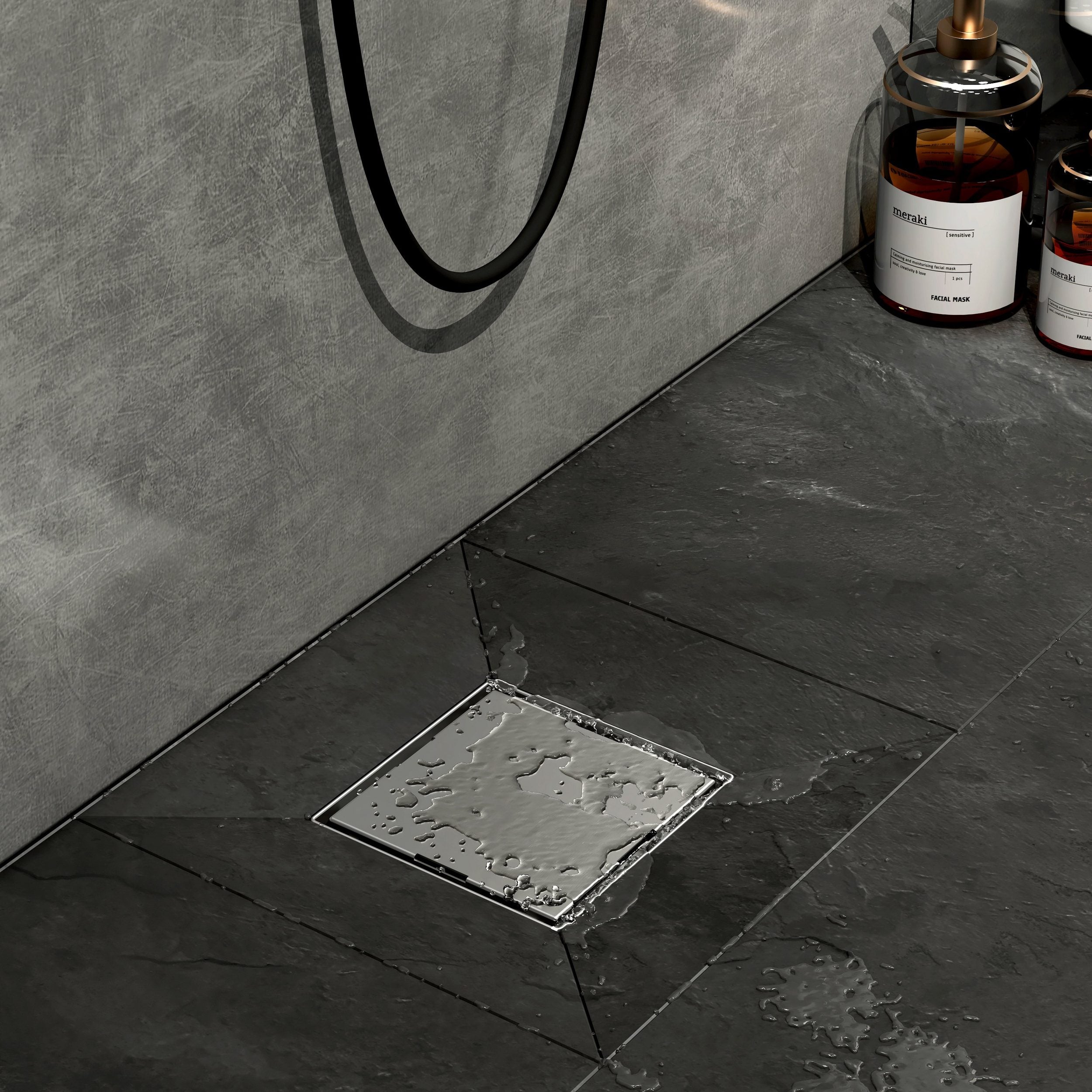 emke-fd3-caniveau-douche-carr-inox-noir-mat image 2
