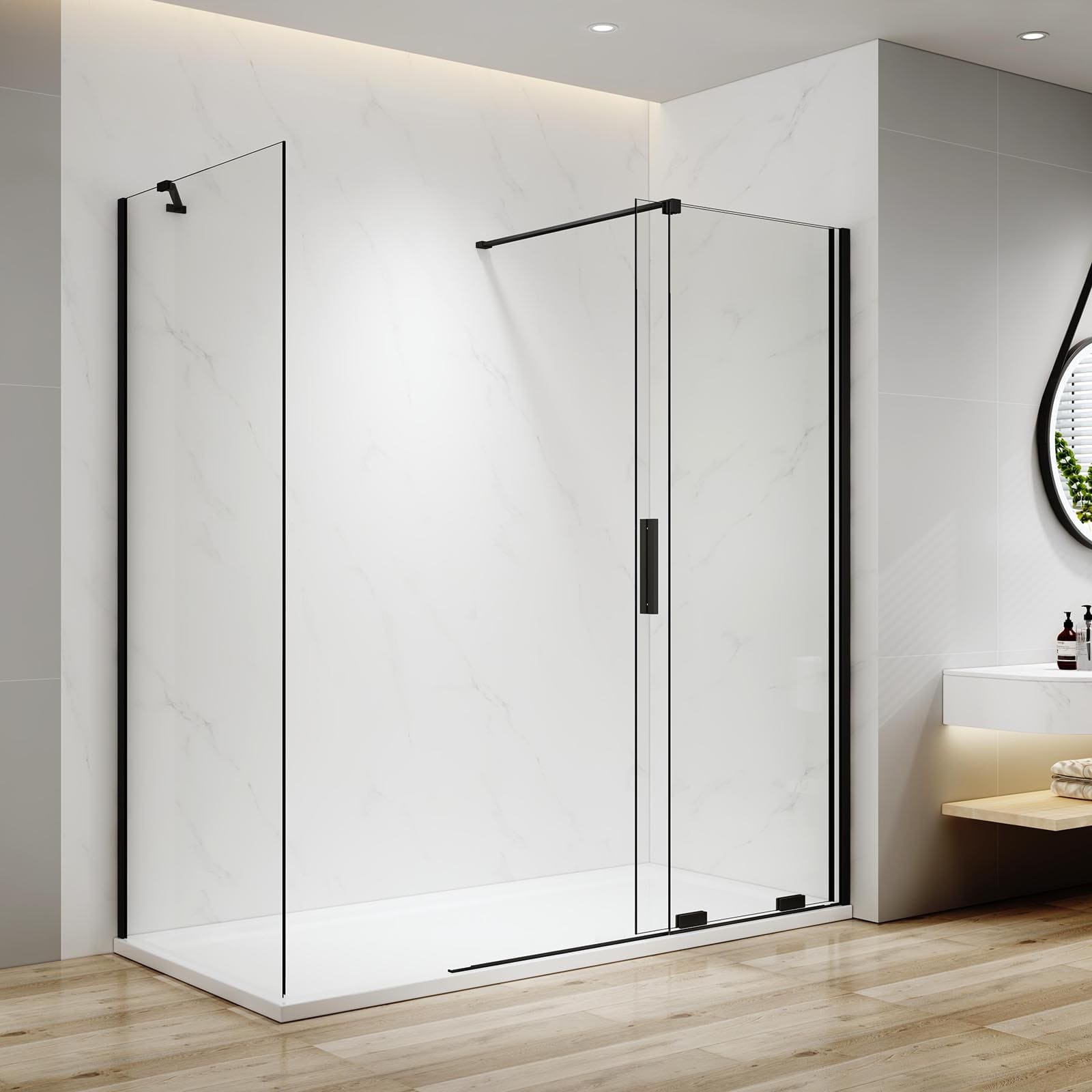 emke-cabine-de-douche-coulissante-noire-120x90 image 5