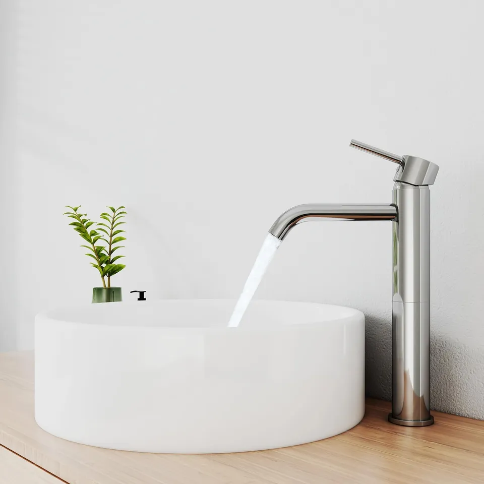 emke-f14-mitigeur-lavabo-sur-lev-chrom-sans-vidage image 1
