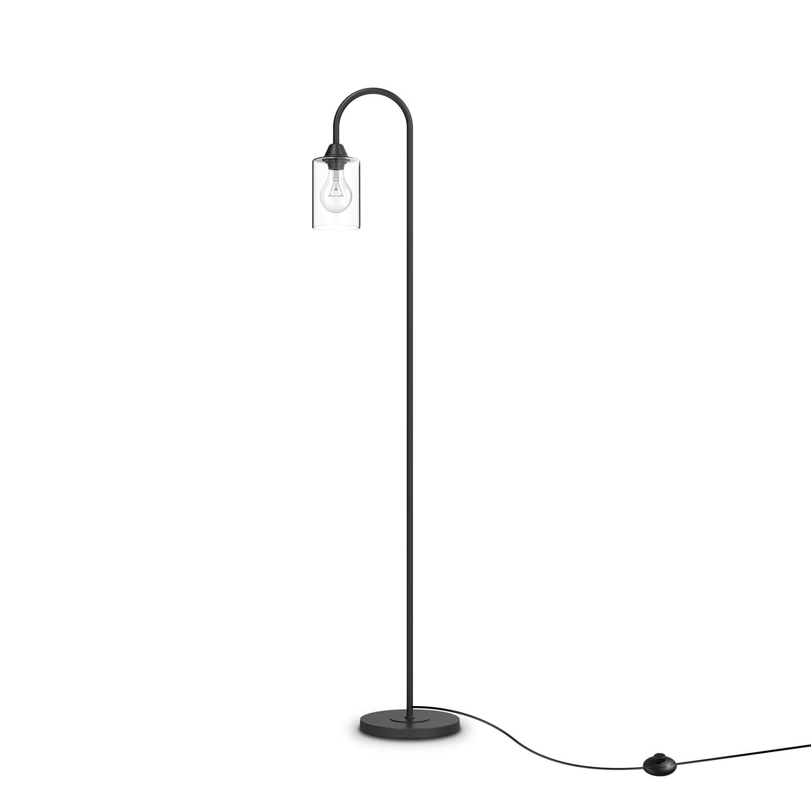 emke-l17e2bl-lampadaire-verre-e27-interrupteur-pied image 3